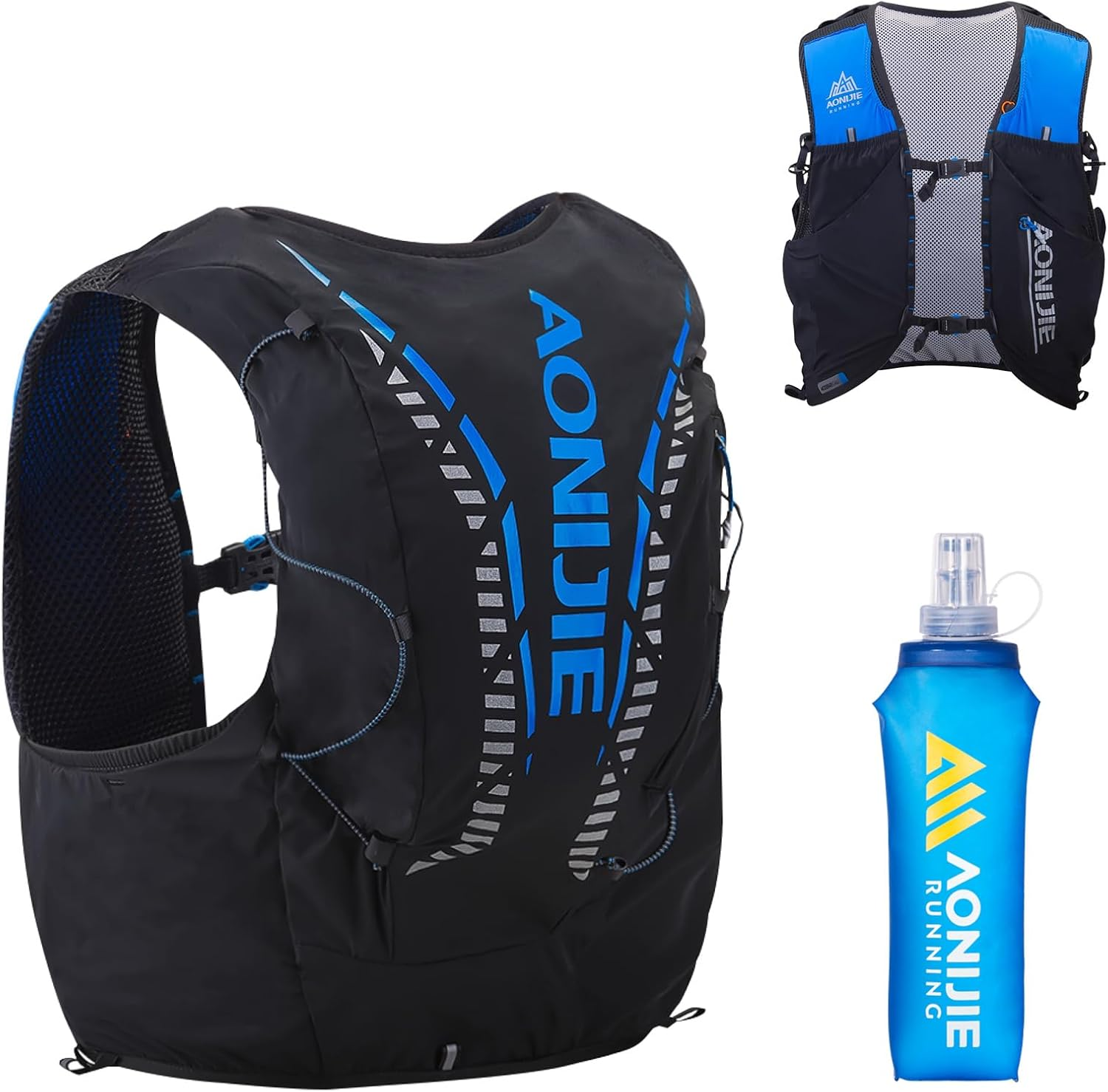 AONIJIE Running Vest 12L Hydration Backpack Vest Pack Lightweight for Men Women Cycling Hiking Trail Race