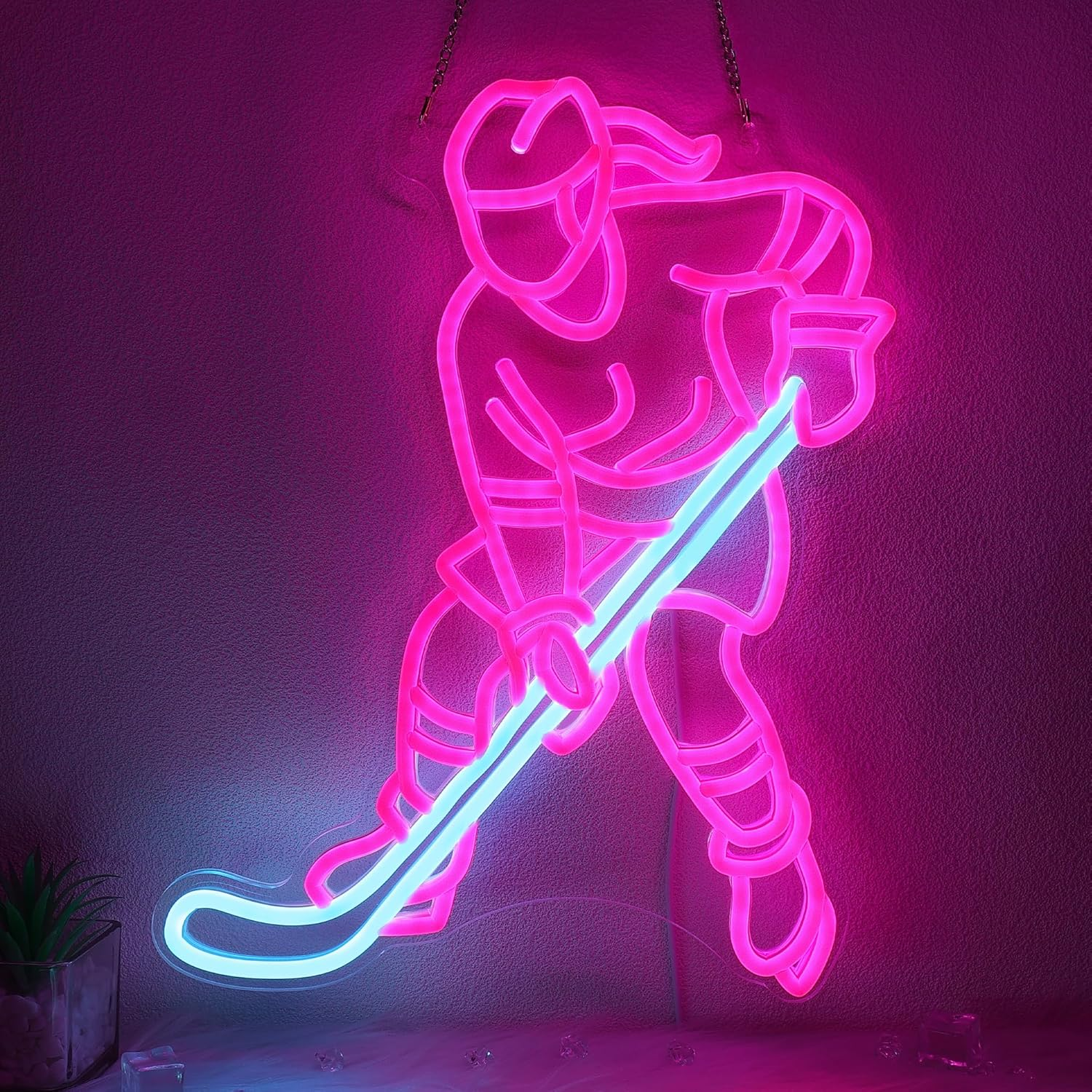 Okiyid Soccer Neon Sign for Girls - Dimmable Sport Wall Decor with USB Power,Unique Gifts for Soccer Girls Women, LED Neon Lights for Friends College Dorm Football Fans Accessories