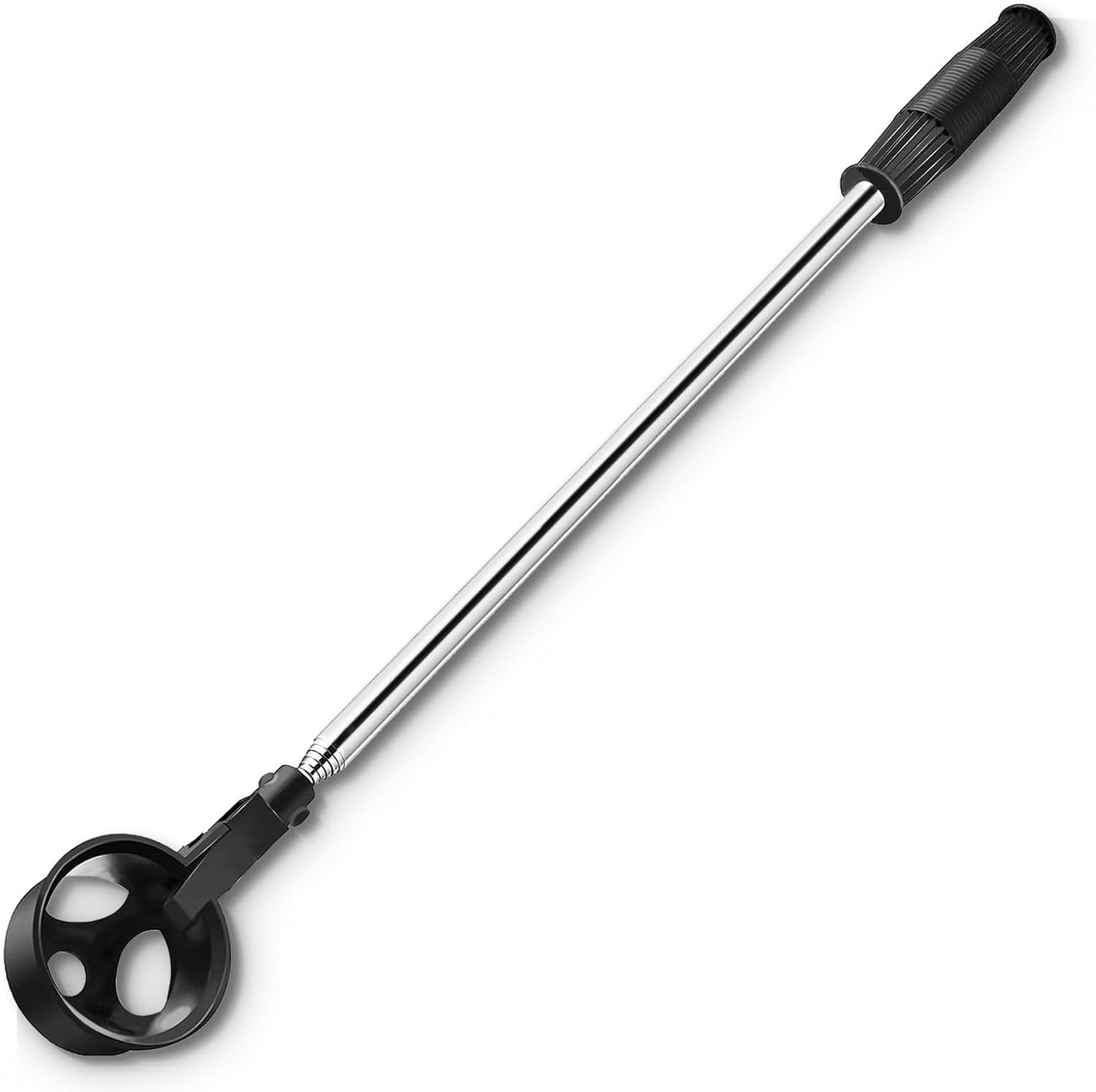 Huakaile Stainless Steel Golf Ball Retriever Telescopic for Water, 78.7" Extendable Golf Ball Grabber with Locking Scoop, Golf Ball Picker Upper Tool Accessories for Golfer Women Men Black image number 5