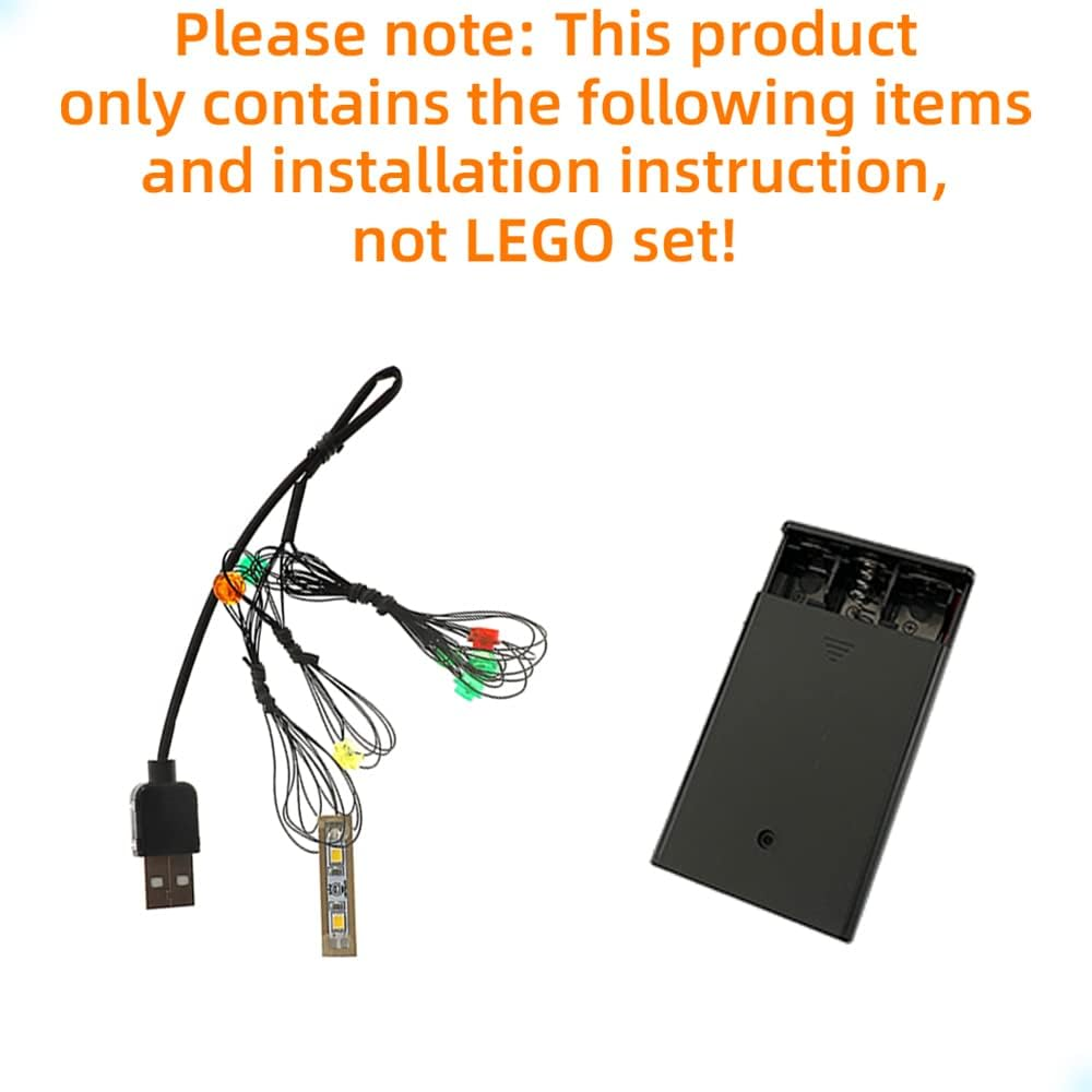 GEAMENT LED Light Kit Compatible with  Dagobah Jedi Training Diorama - Lighting Set for Star Wars 75330 Building Model ( Set Not Included) image number 2