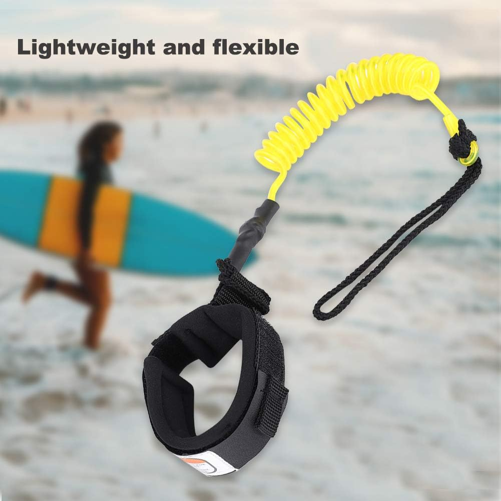 Lightweight Leg Leash, Board Leash, for Bodyboard (Yellow)