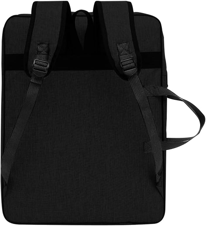 SIQITECHUK A3 Artist Portfolio Case Portable Drawing Board Bag Waterproof Art Backpack Painting Sketch Storage Organizer Large Art Carry Tote Bag with Shoulder Strap for Artist Student Adult Children
