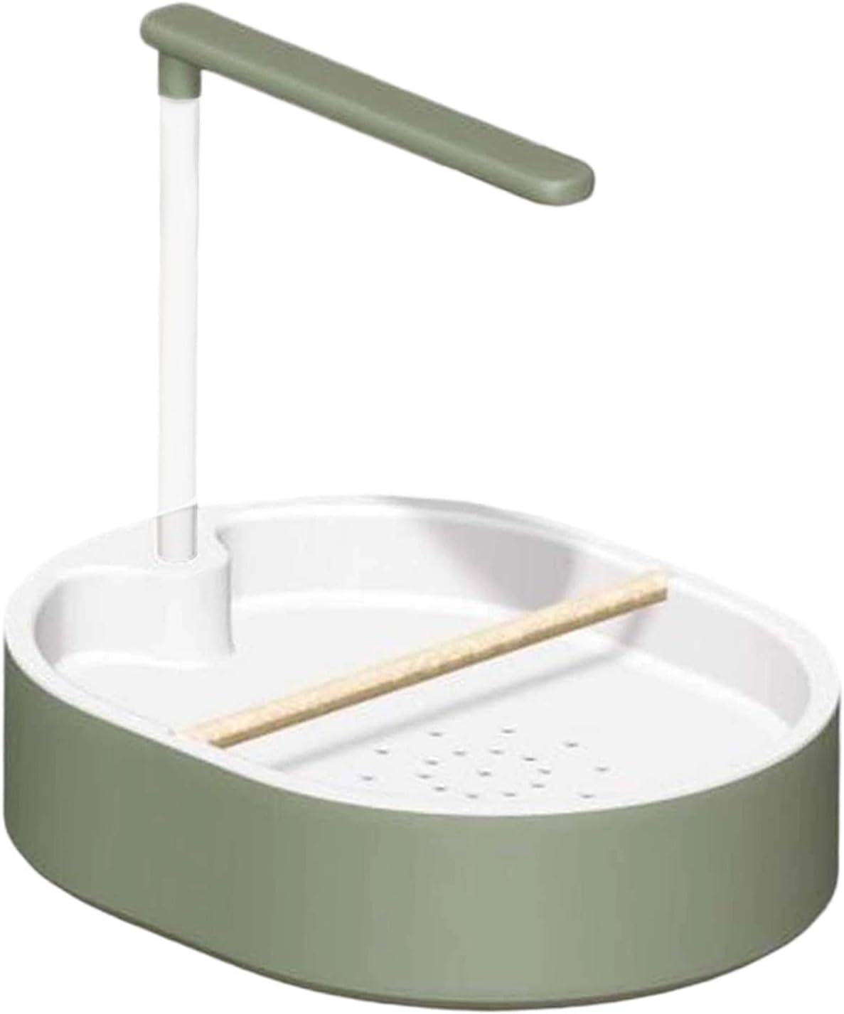 Generic Parrot Shower Automatic Bird Bathtub Indoor USB Cage Accessories Compact with Parrot Perch Bathing for Parakeet Medium Birds image number 6