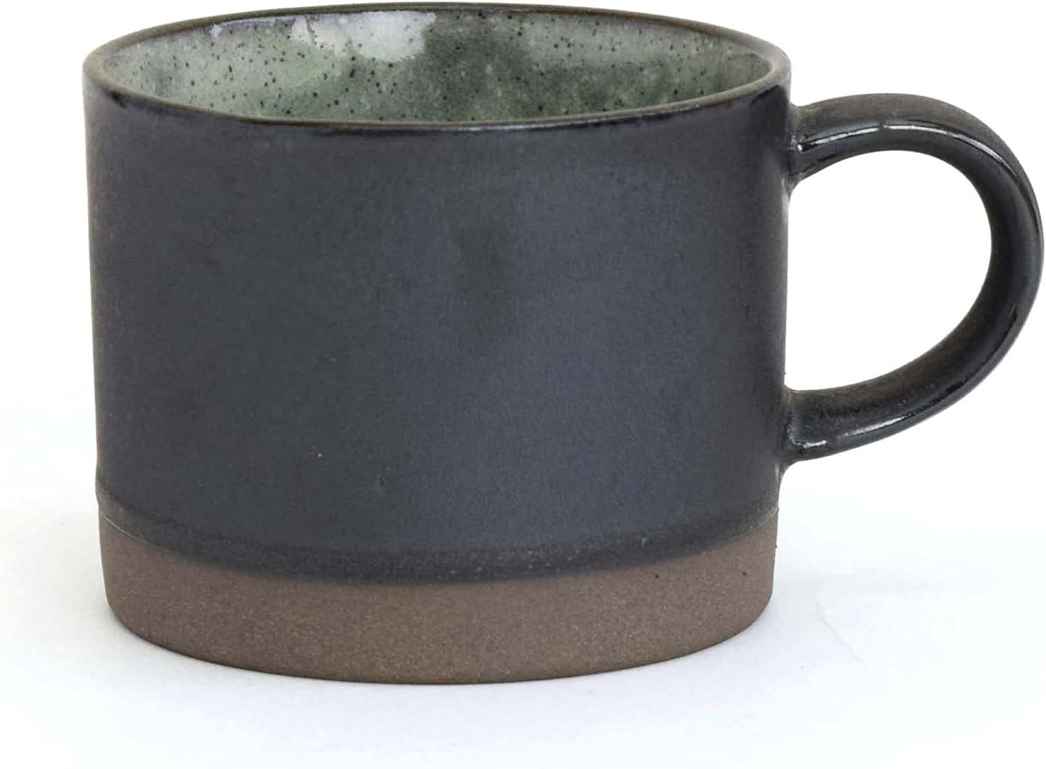 Tatara 220352 Mino Ware Mug, Green, Tableware, Dishwasher, Microwave Safe, Japanese Cafe, Home Time, Ceramic, Made in Japan, 10.1 Fl Oz (300 Ml), Earth Tone