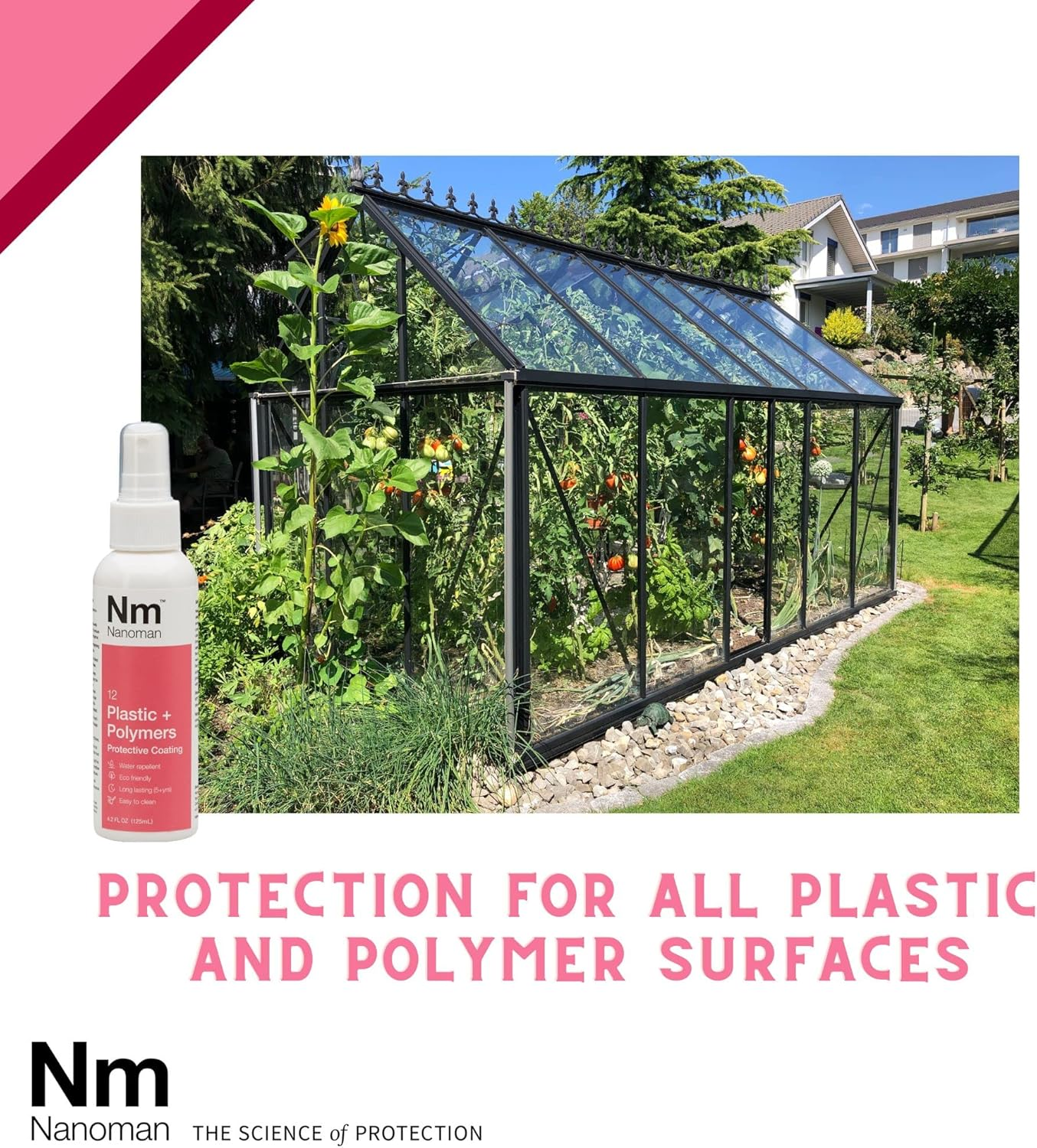 Protection for Plastic and Polymers, Prevents Build up of Dirt, Reduces the Need for Cleaning Chemicals, Long Lasting Protection image number 1