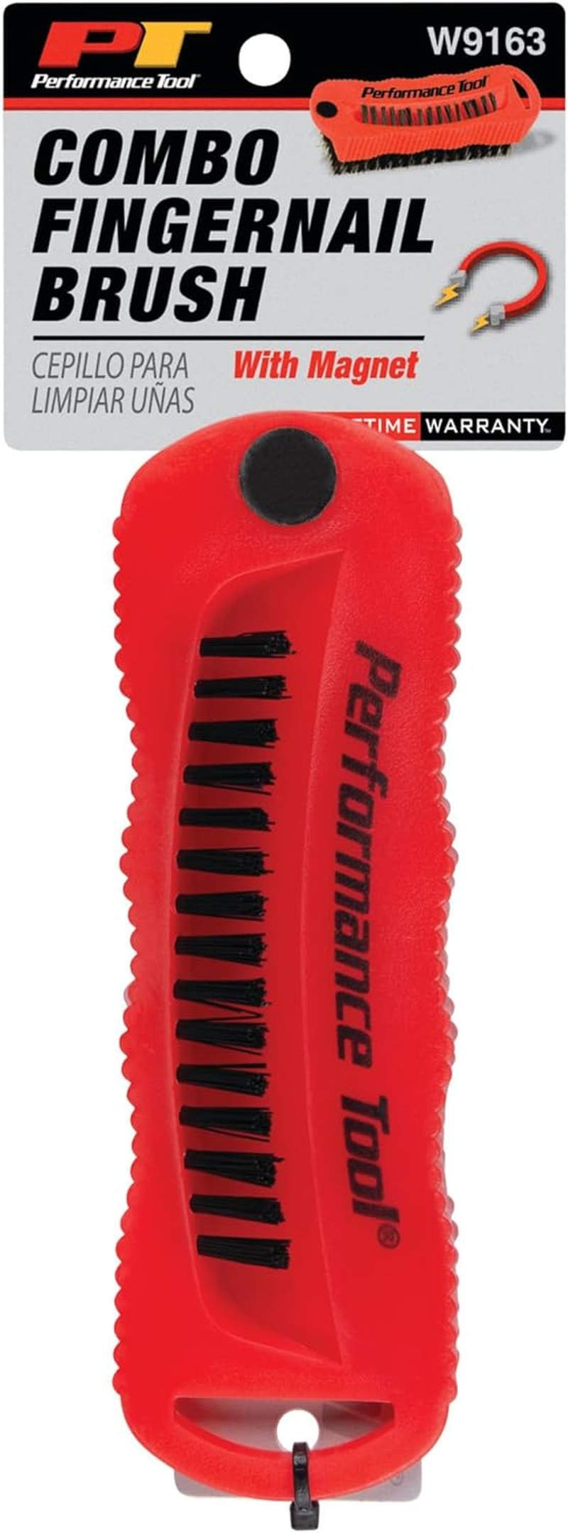 Performance Tool W9163 Utility and Fingernail Brush with Magnet/Scrub Brush image number 4