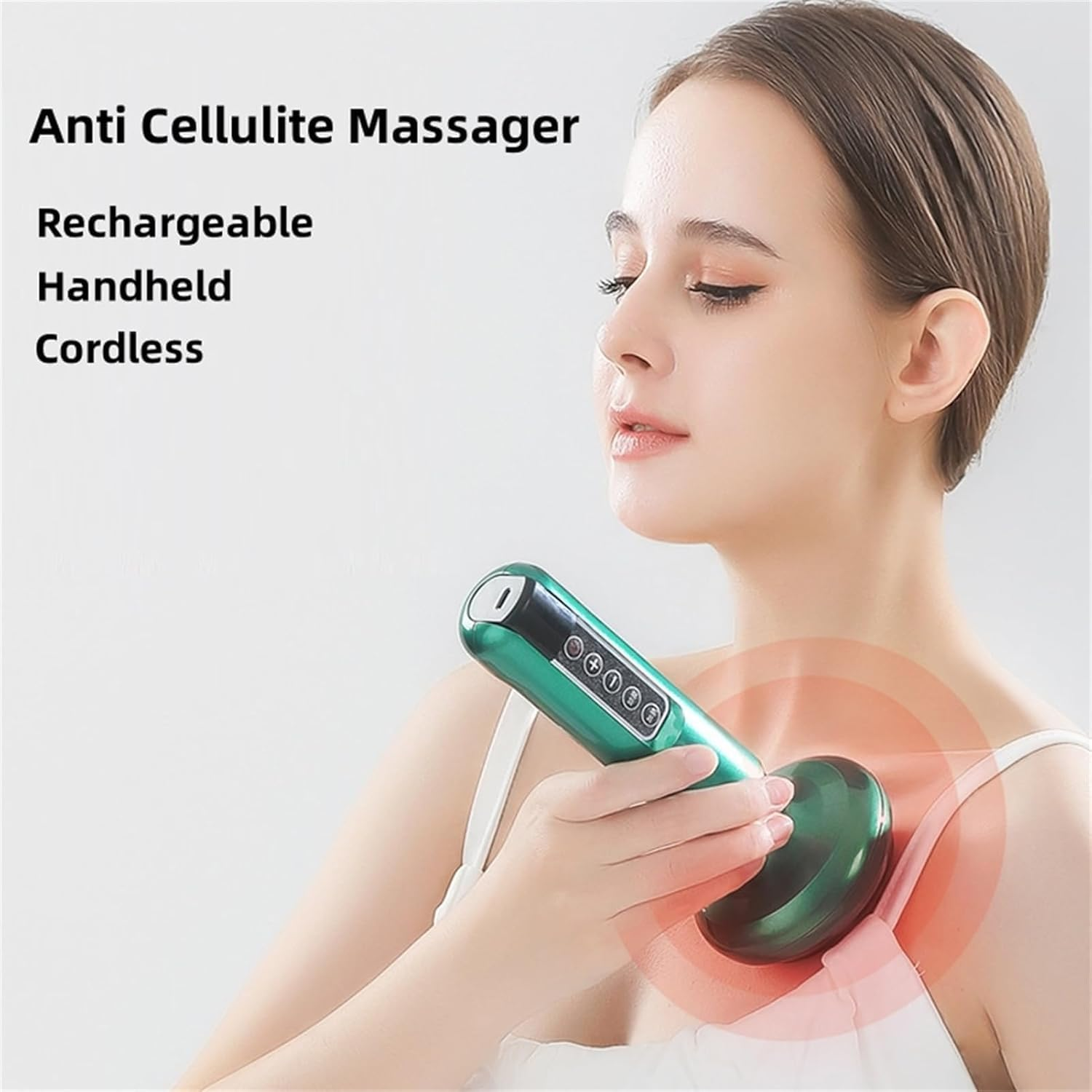 Cellulite, anti Cellulite Cellulite Massager - Handheld Electric Cavitation Contouring Body Sculpting Machine - Rechargeable Cordless Fat Vacuum Suction Remover Shaping Massage Toner Device image number 4