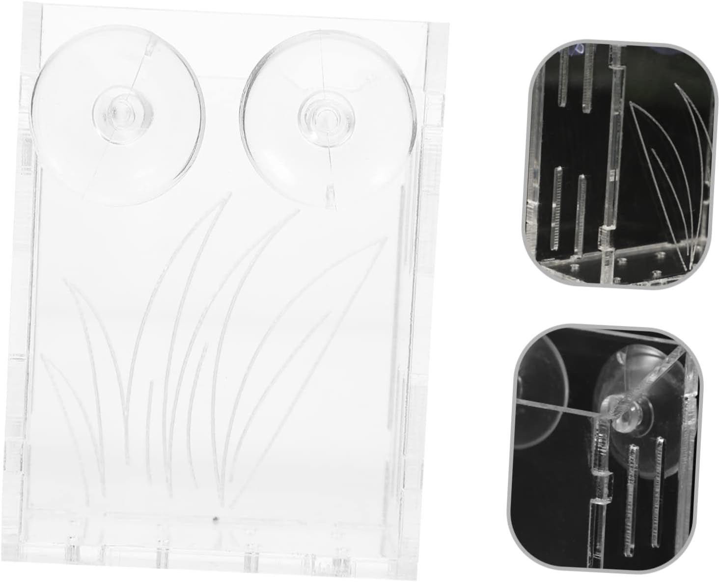 BCOATH Hanging Planter for Aquarium Sturdy Acrylic Planting Cup Fish Tank Plant Holder Aquatic Planting Cup image number 4