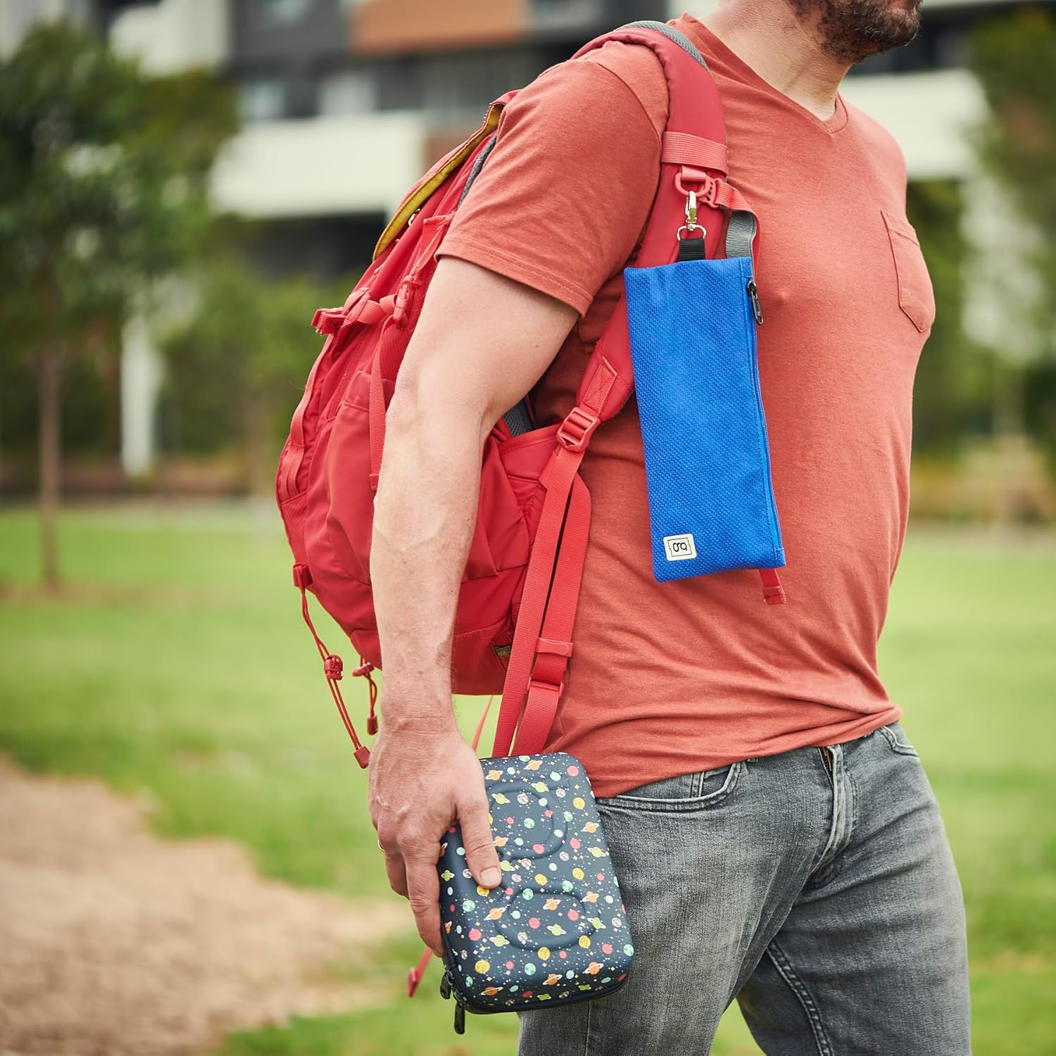 Insulin Cooler Wallet for 4 Pens &ndash; Keeps Medication Cool for 36+ Hours | Glucology Insulin Travel Cooling Pouch &ndash; No Ice or Batteries Needed &ndash; BLACK image number 2