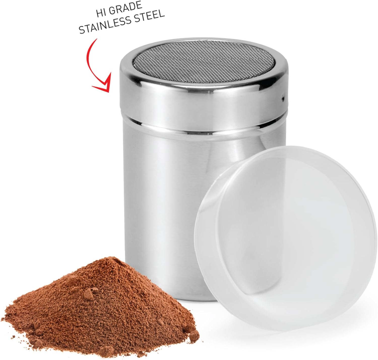 Avanti Stainless Steel Mesh Top Shaker, Silver image number 1