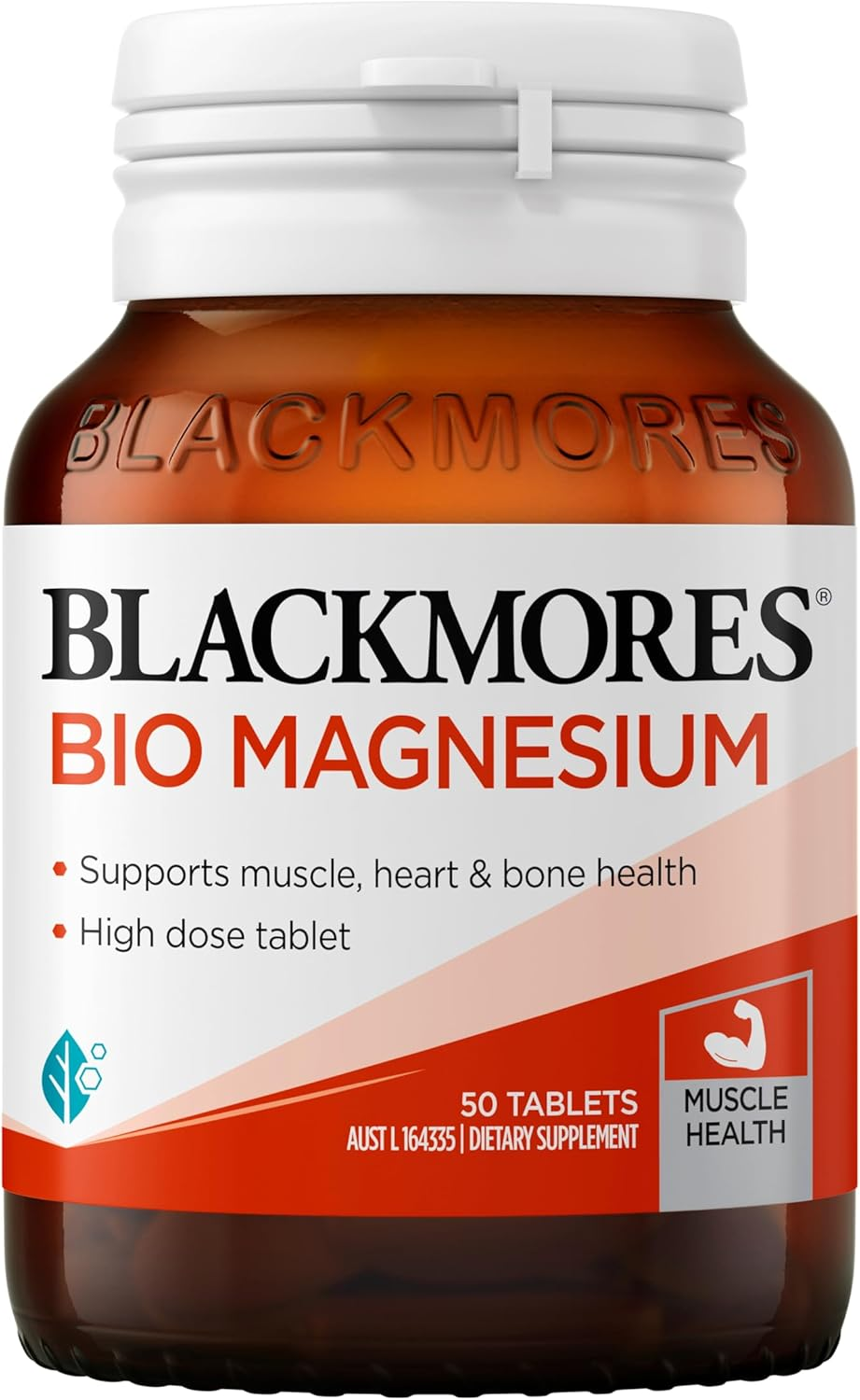 Blackmores Bio Magnesium | Supports Bone Health | Maintains Muscle Function & Nervous System Health | 50 Tablets image number 3