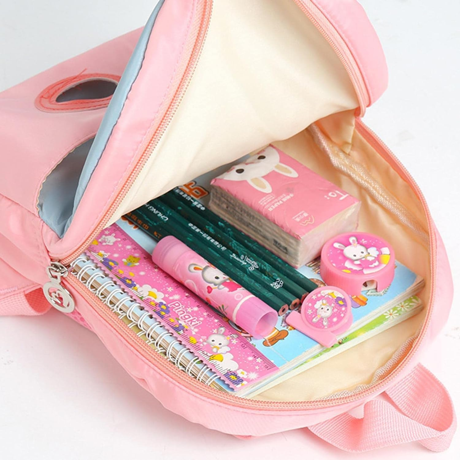 Cute Toddler Backpack - Detachable Reindeer Doll Toddler Backpack | Preschool Shoulder Bag Student Travel Bag for Girls Kids image number 2