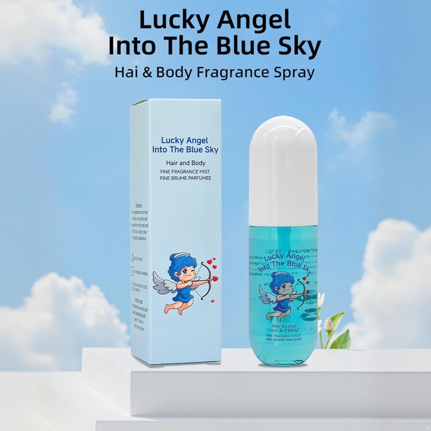 Yruioon All Day Freshness Body Mist for Women and Men Ultra Long Lasting Perfume Spray without Alcohol Blue One Size image number 3