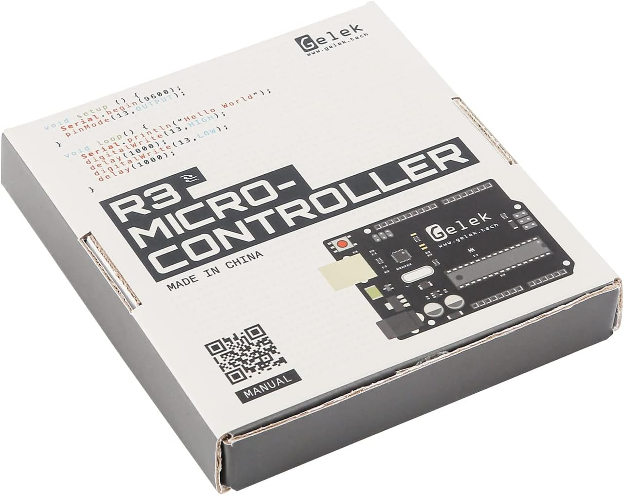 UNO R3 Microcontroller Board Compatible with Arduino Uno R3, Atmega328P and Atmega16U2 with USB Cable, Prototyping Board image number 4