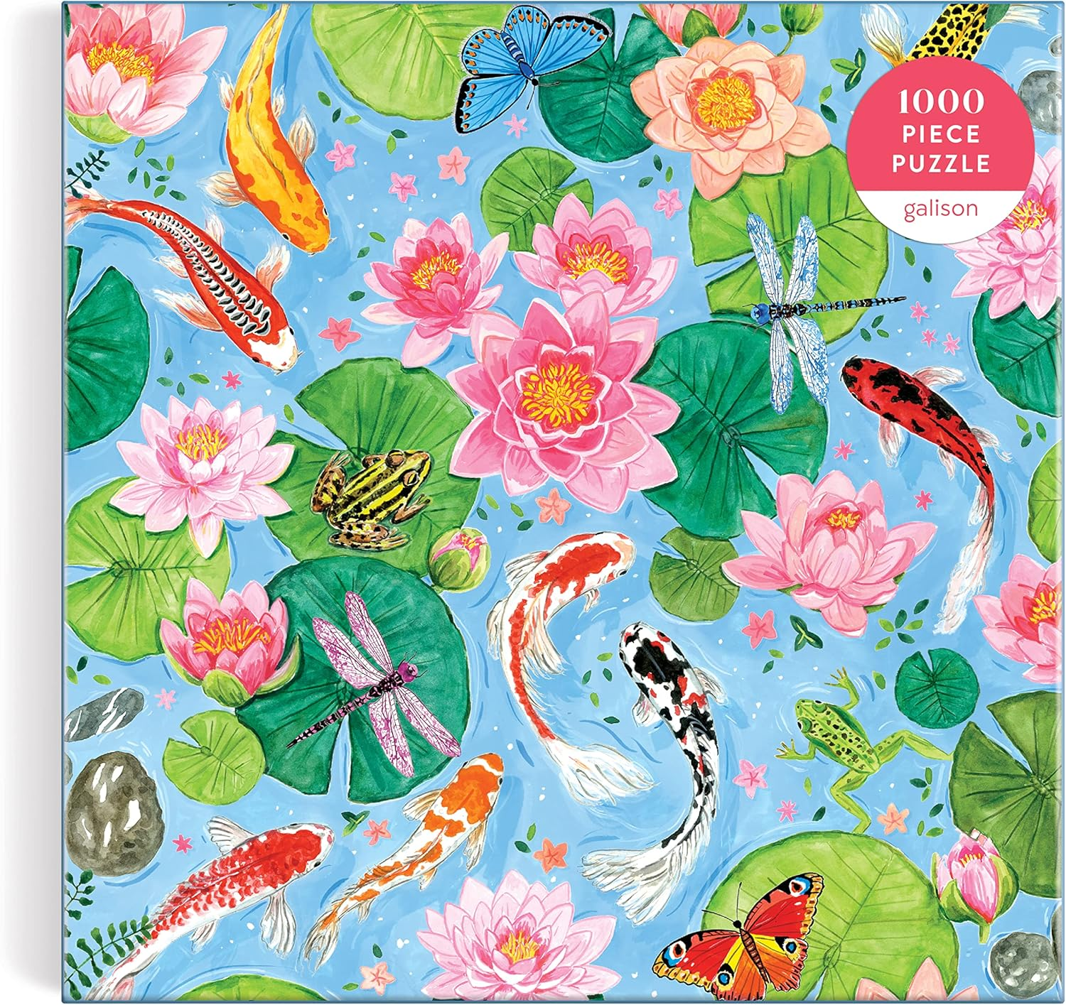 By the Koi Pond Puzzle in Square Box: 1000 Pieces image number 5