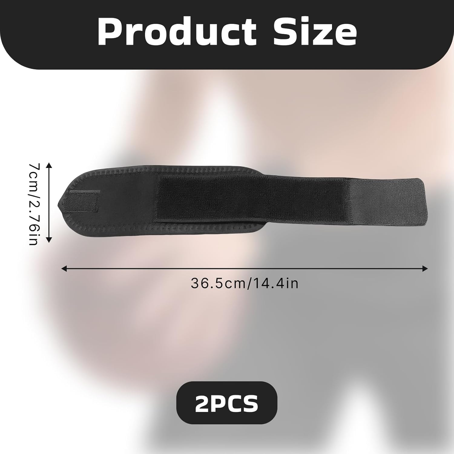 Adjustable Compression Wrist Wraps for Men and Women, 2 PCS of Durable Wrist Braces for Carpal Tunnel Relief, Wrist Support for Fitness, Weightlifting, Gym Workouts, and Everyday Use