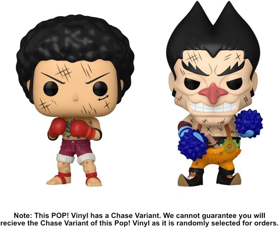 Funko Pop! One Piece Luffy and Foxy Funko Vinyl Figures (2 Piece Set) image number 1