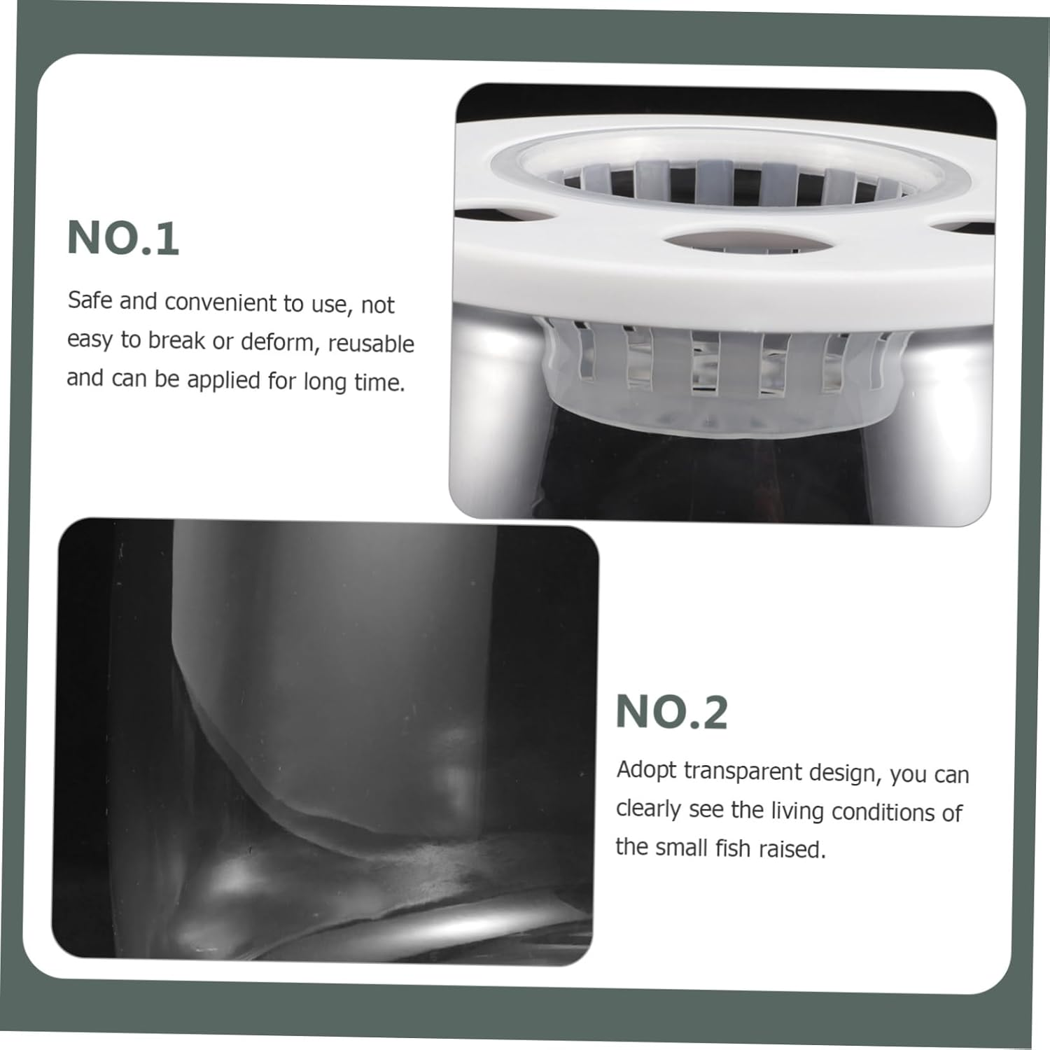 Transparent Small Fish Breeding Box Tank for Home Office Decor for Small Aquatic Pets and Reptiles Space-Saving Design for Any Environment image number 5