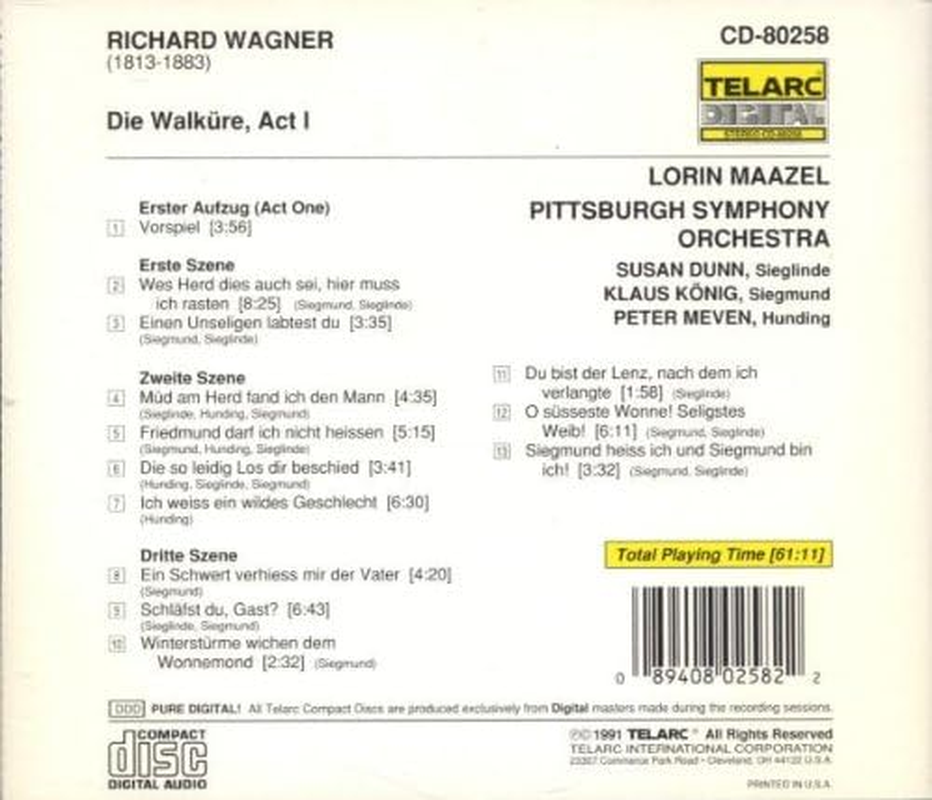 Wagner: Die Walkure Act 1