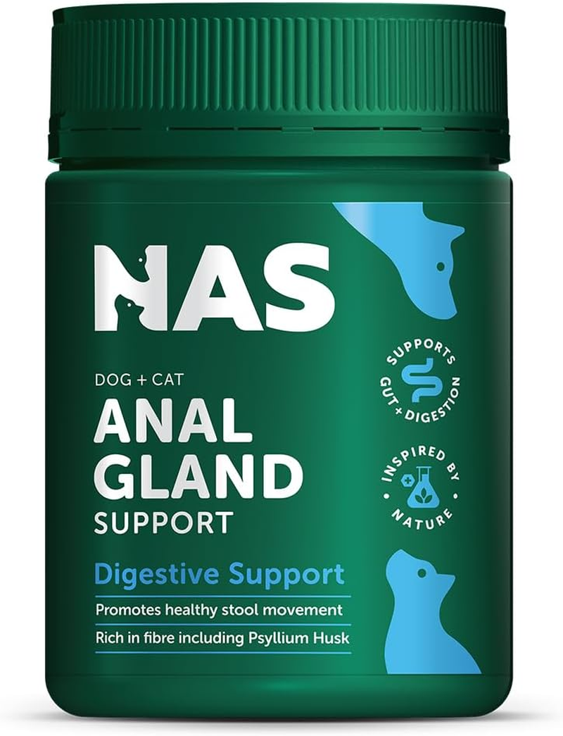 Natural Animal Solutions Anal Gland Support for Dogs & Cats &ndash; Natural Digestive Supplement with Fiber, Probiotics & Enzymes &ndash; Supports Gland Function, Gut Health & Daily Comfort &ndash; 120G image number 3