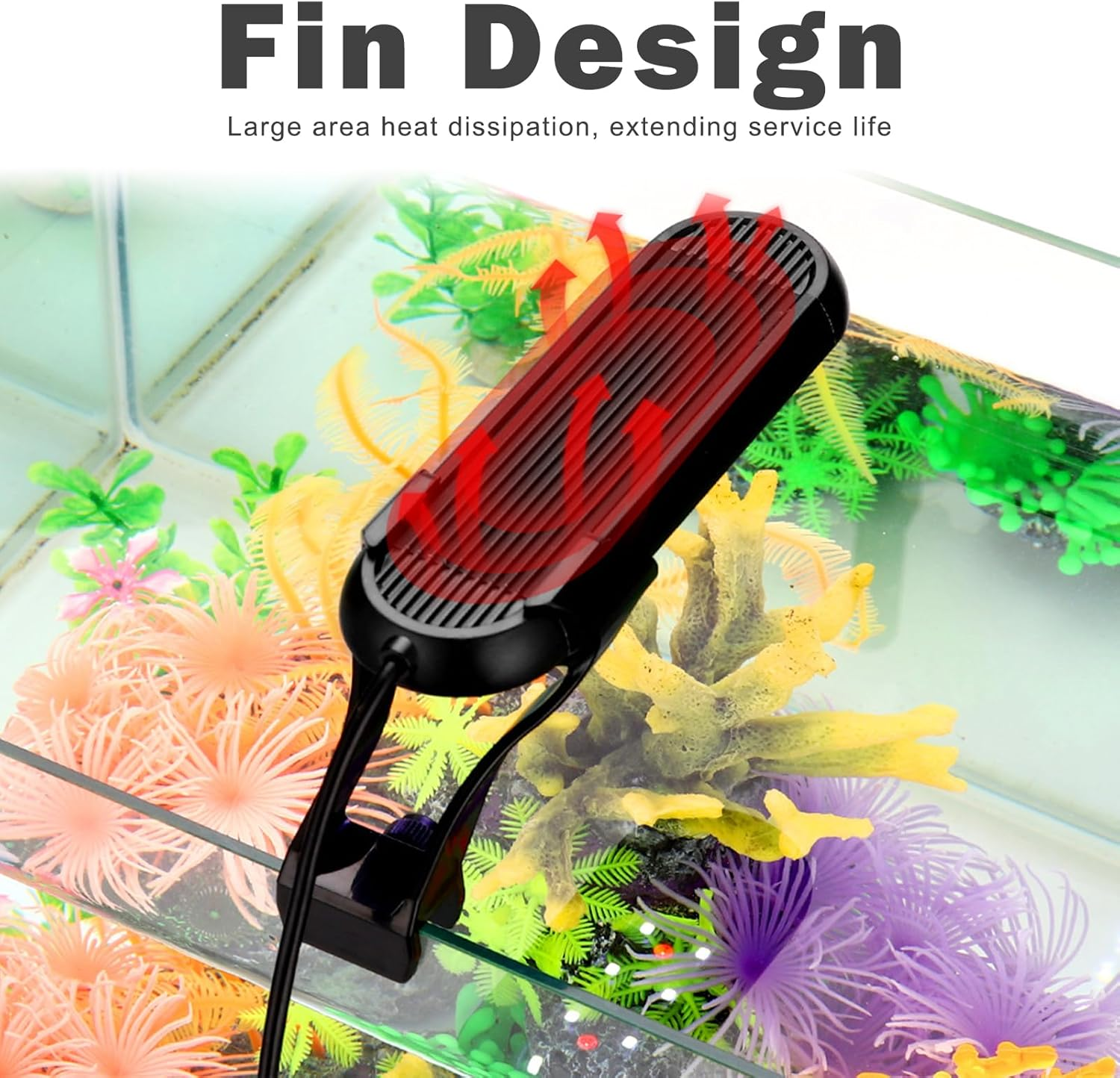 Aquarium Led Lights for Fish Tank Timing 3H 6H 12H USB Aquatic Lamp Plant Light image number 4