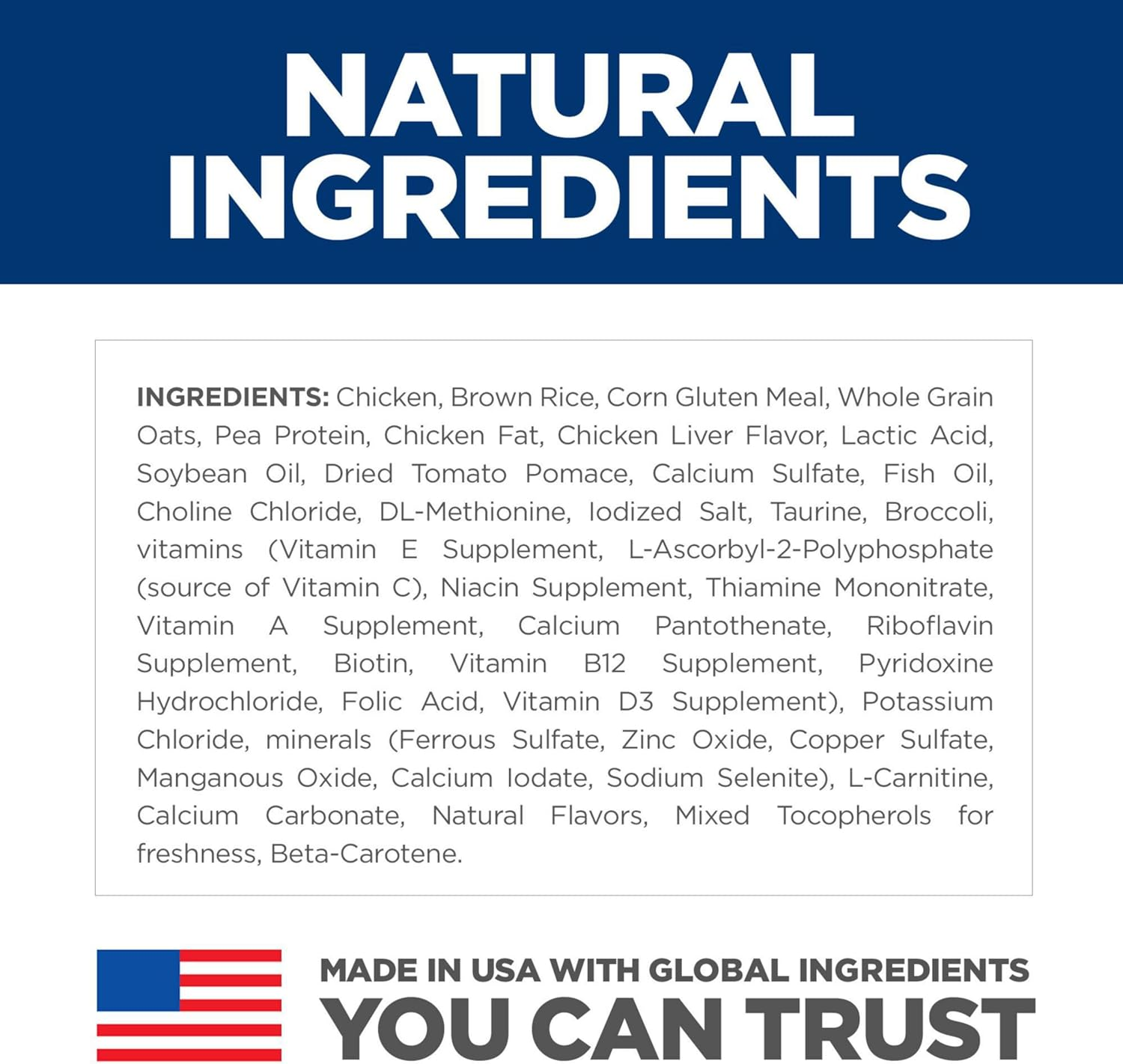 Hill'S Science Diet Senior Vitality Adult 7+, Chicken and Rice Recipe, Dry Cat Food for Older Cats, 2.72Kg Bag image number 1