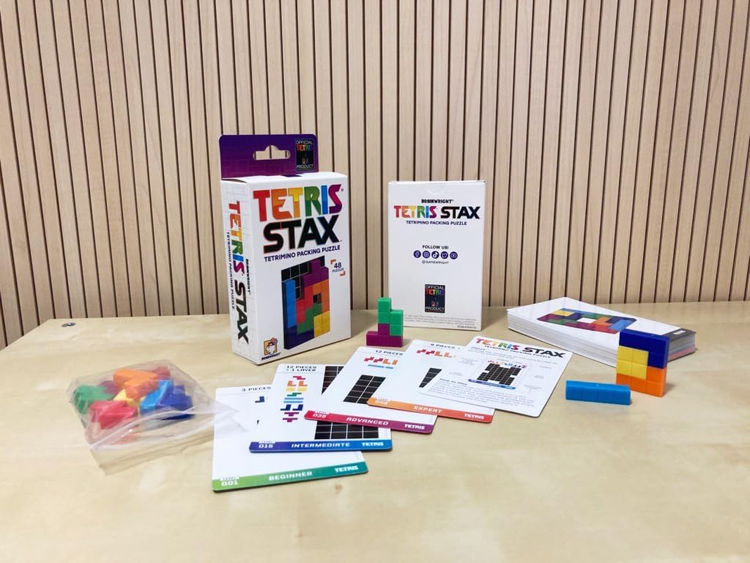 Brainwright Tetris STAX Tetromino Packing Puzzle Game image number 1