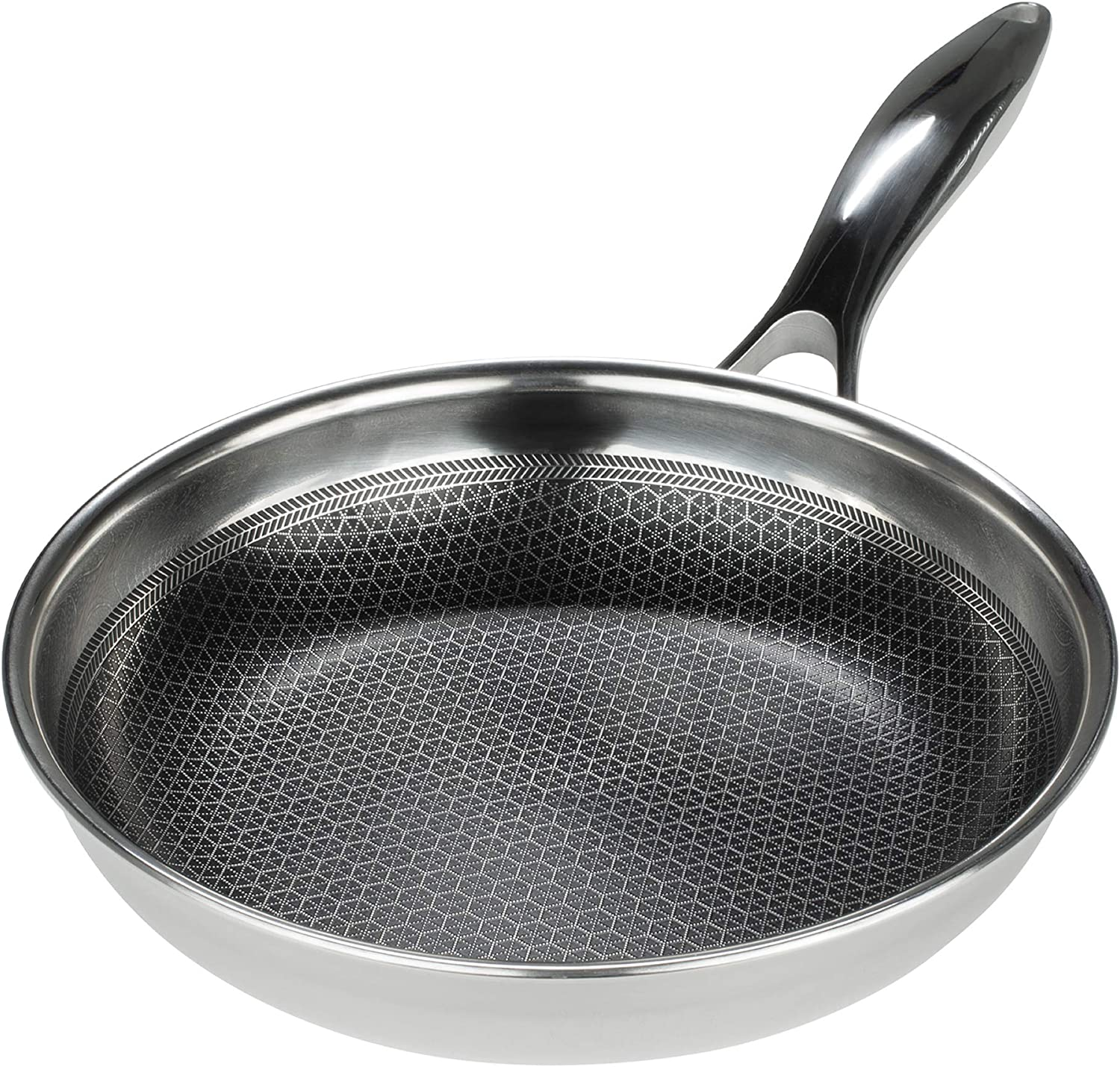 Frieling BC132 Black Cube Hybrid Nonstick Cookware Fry Pan, 12.5", Stainless image number 4