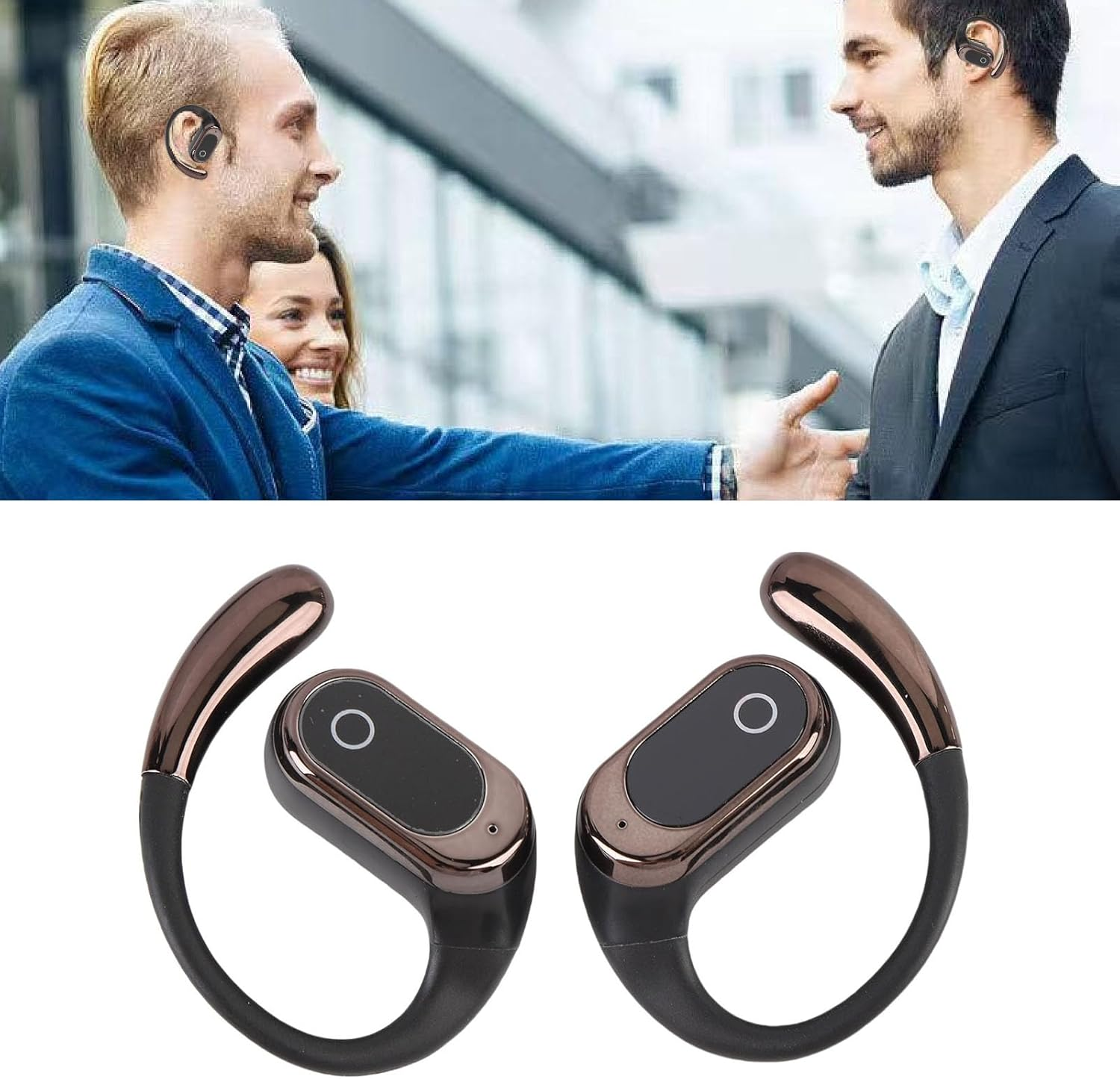 YUEHISY AI Real Time Translation Earbuds, Wireless BT Translator Headphones with 164 Languages 7 Modes, Charging Case, for Travel Business image number 4