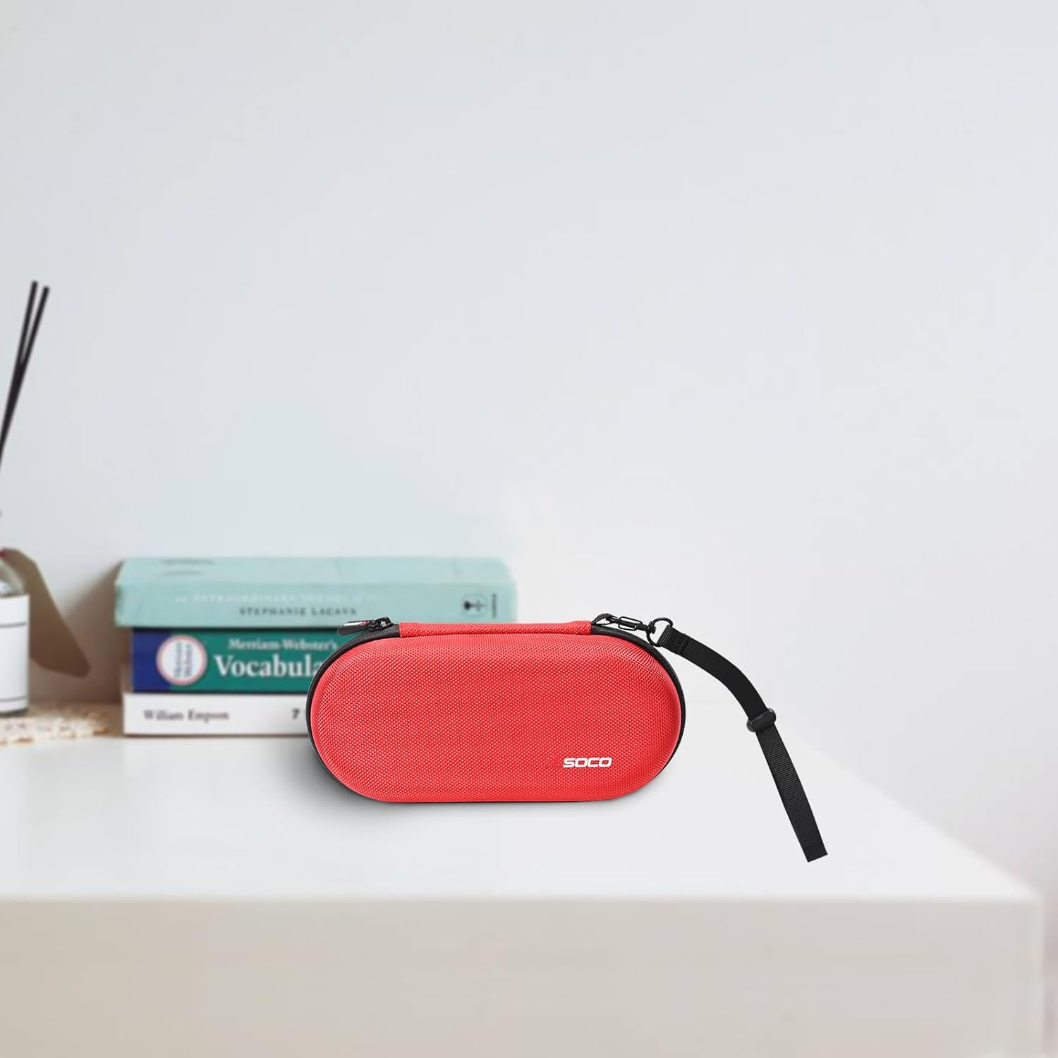 RLSOCO Carrying Case for Epipen Fits Asthma Inhaler/Allergy Meds/Diabetic Supplies/Auvi-Q/Insulin Pen/Anapen Portable Travel Organizer - Red (Case Only) image number 6