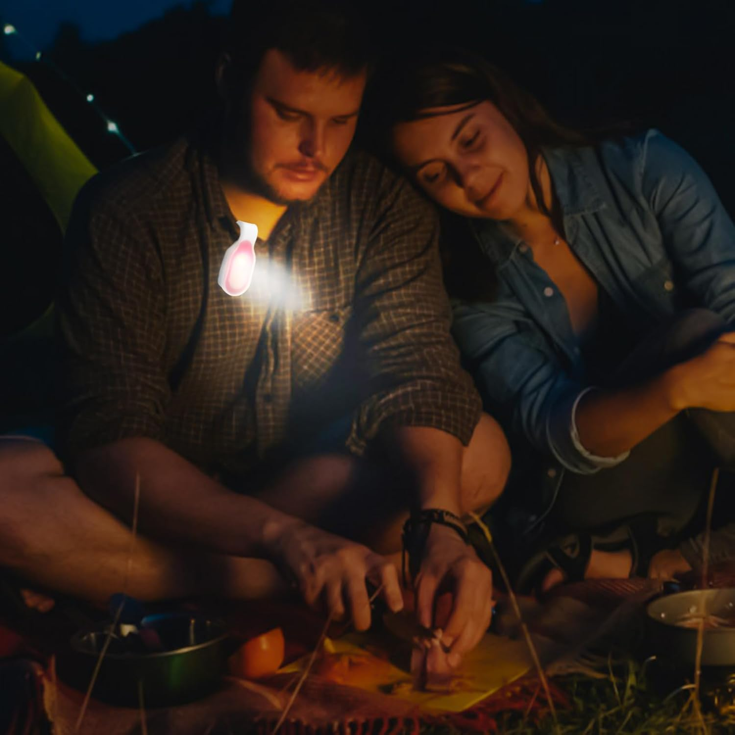 Jojofuny 2Pcs Nurse Clip on Running Lights for Runners Led Magnetic Flashlight for Outdoor Sports Running Walking Emergency image number 6