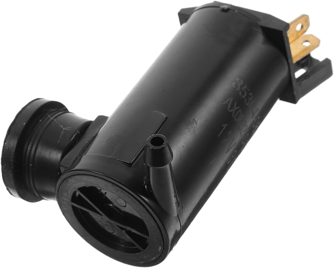 TINEASUR Universal 24V Windshield Washer Motor Pump for Car Van Truck with Large Hole, Washer Fluid Hose Replacement Assembly for Automotive Windscreen Cleaning