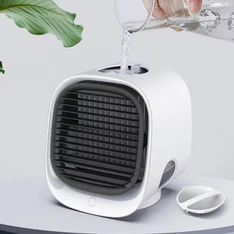 Portable AC Mini USB Aircon Desktop Air Conditioner for Bedroom, Desk, Camping 300Ml Water Capacity image number 3