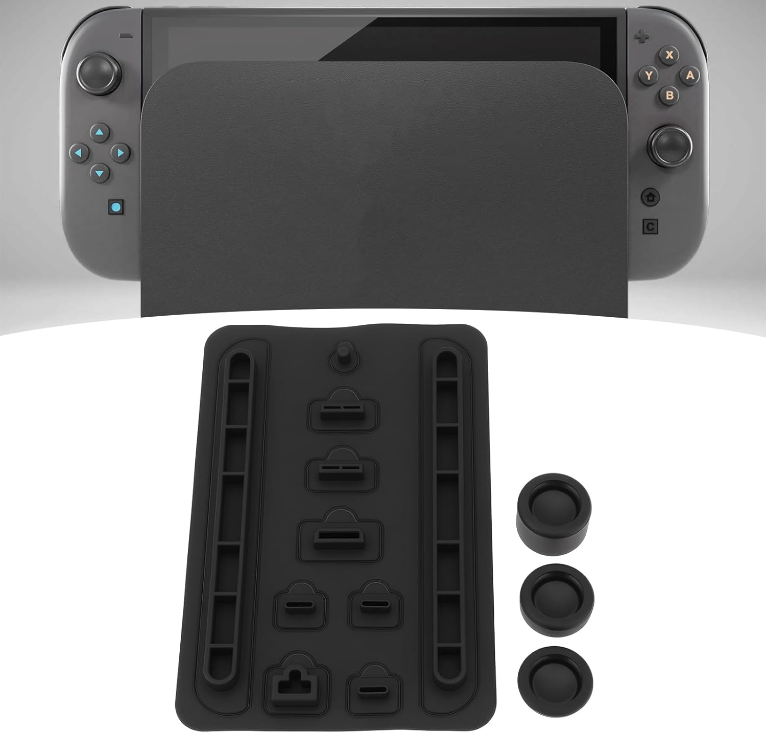 LT Easiyl 16Pcs Controls Silicone Protective Dust Covers and Thumb Caps Compatible with Nintendo Switch2 image number 6