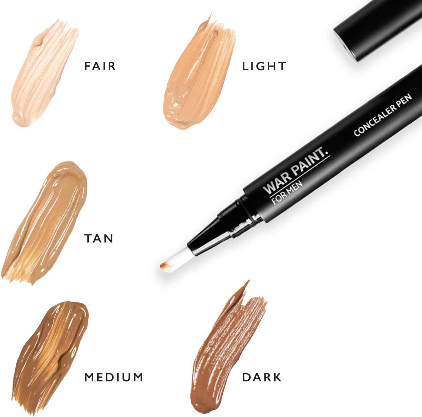 War Paint Concealer Pen for Men, Tan, 3 Ml image number 1