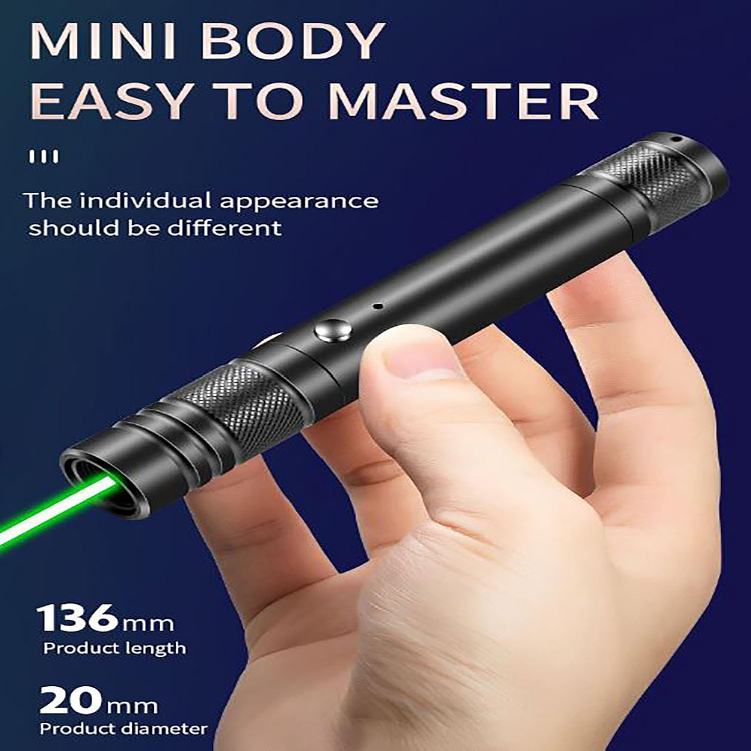 SYGELER USB Rechargeable 1000LM Green Laser Light - 500M Beam Distance,For Camping/Hunting/Gaming/Indoor Activities image number 6