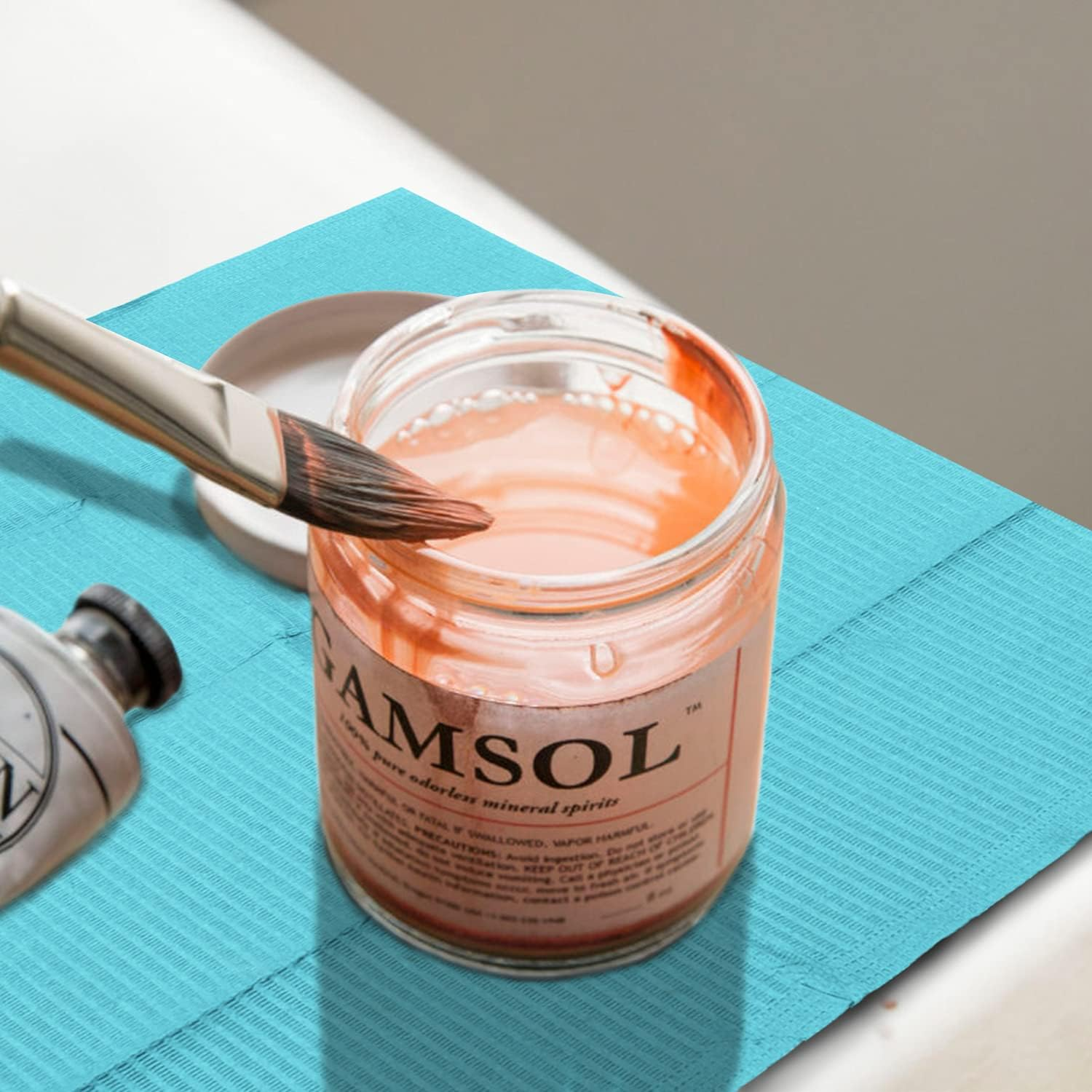 Disposable Dental Bibs, 50 Pcs Waterproof Patient Bibs Dentist Bibs Napkin Tattoo Bibs Sheets Cloths Tattoo Table Covers Clean Pad Tattoo Tray Covers Tattoo Supplies, 13 X 18" (Blue) image number 4