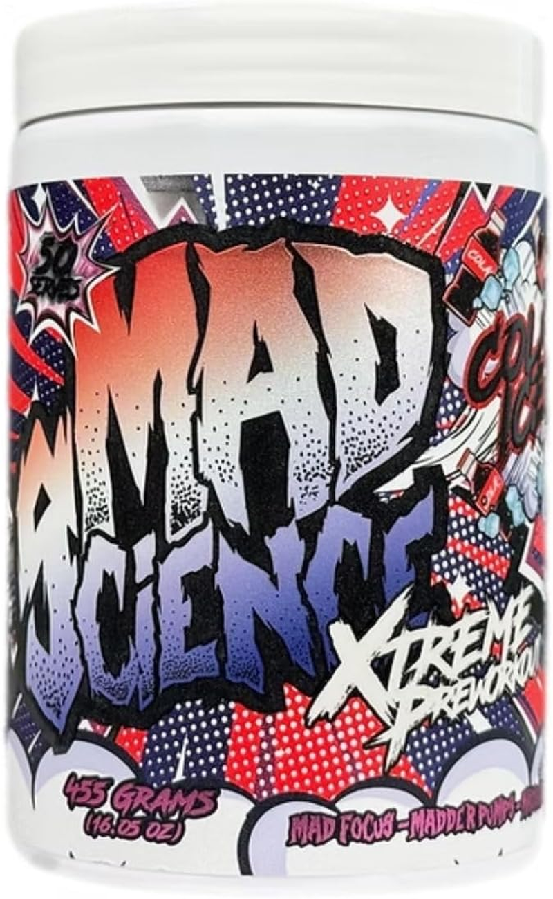 Mad Science Xtreme Pre-Workout 50 Serves Cola Ice image number 1