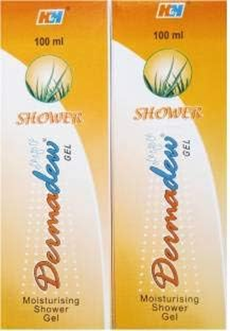 H&H Dermadew Shower Gel 100Ml (Pack of 2) image number 2