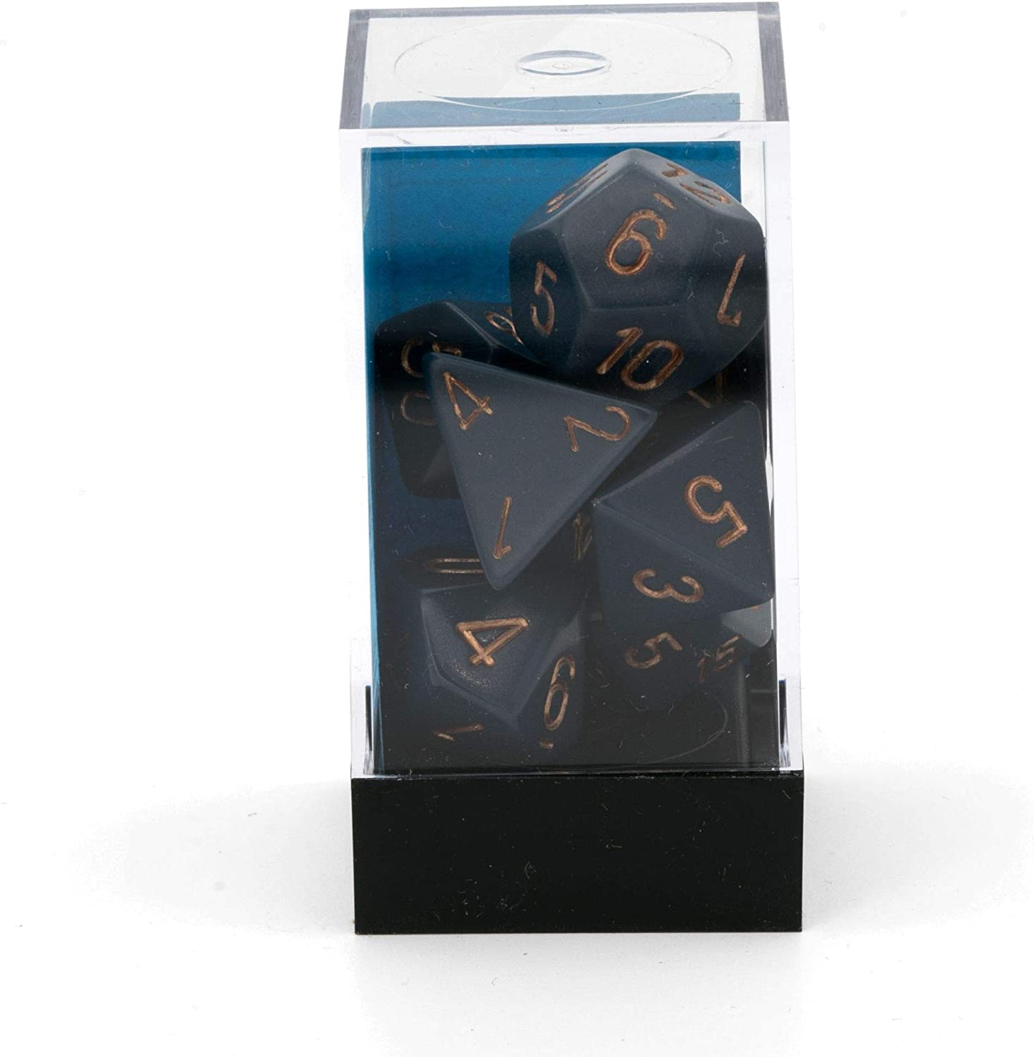 Chessex CHX25426 Dice, Dusty Blue/Copper image number 2