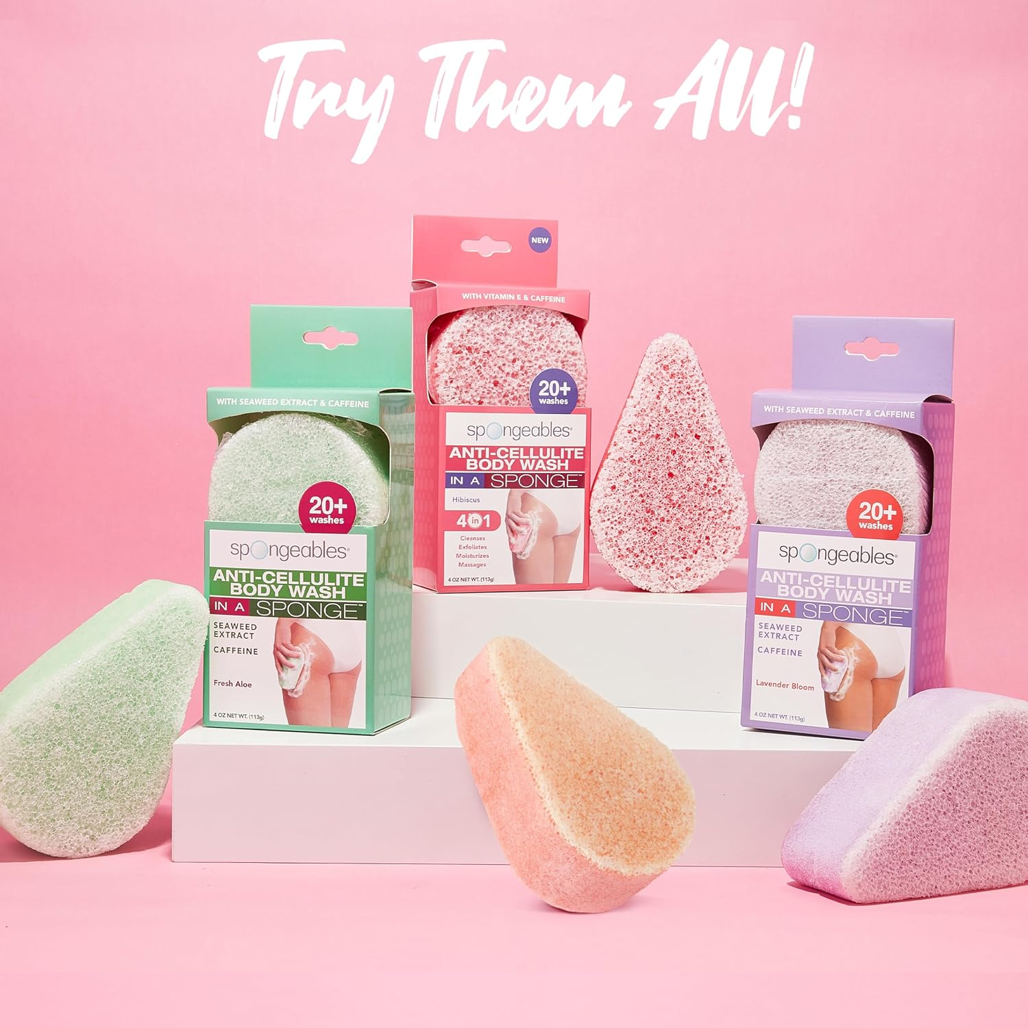 Spongables Pedi Scrub Foot Exfoliating 20+ Wash Sponge, Lavender, 1 Count image number 4