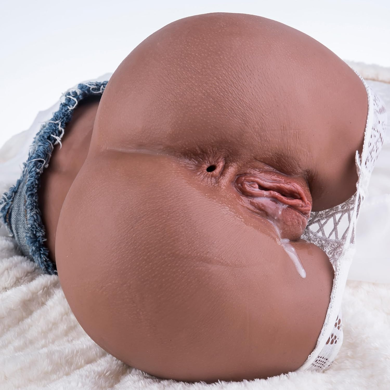 Realistic Male Masturbator with Vagina and Sex Doll Pocket Pussy Ass Lifelike Masturbators Bubble Butt Stroker Sex Toys for Men Masturbation Adult Toys Men&rsquo;S Sex Orgasm 11.2Lb image number 1