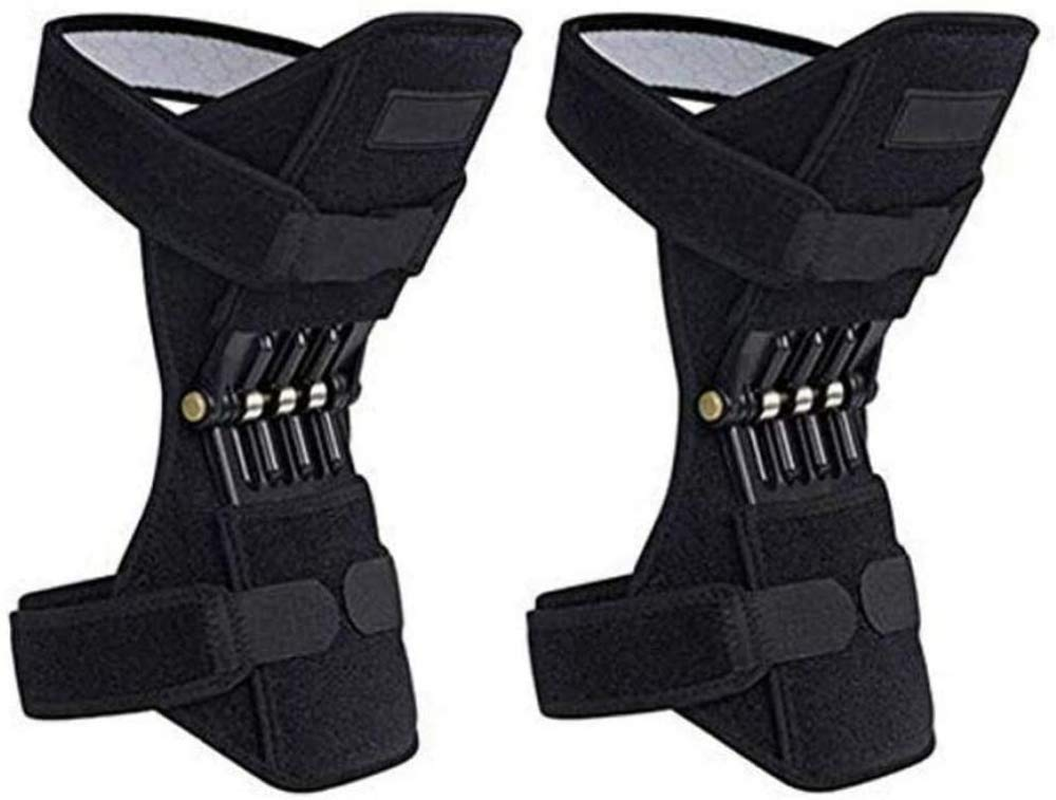 Climbing Booster, Knee Booster Joint Support Pad Spring Knee Strap Brace Knee Pad Mechanical Thin Lifter for Hiking, Running, Stair Climbing, Gym Squats image number 4
