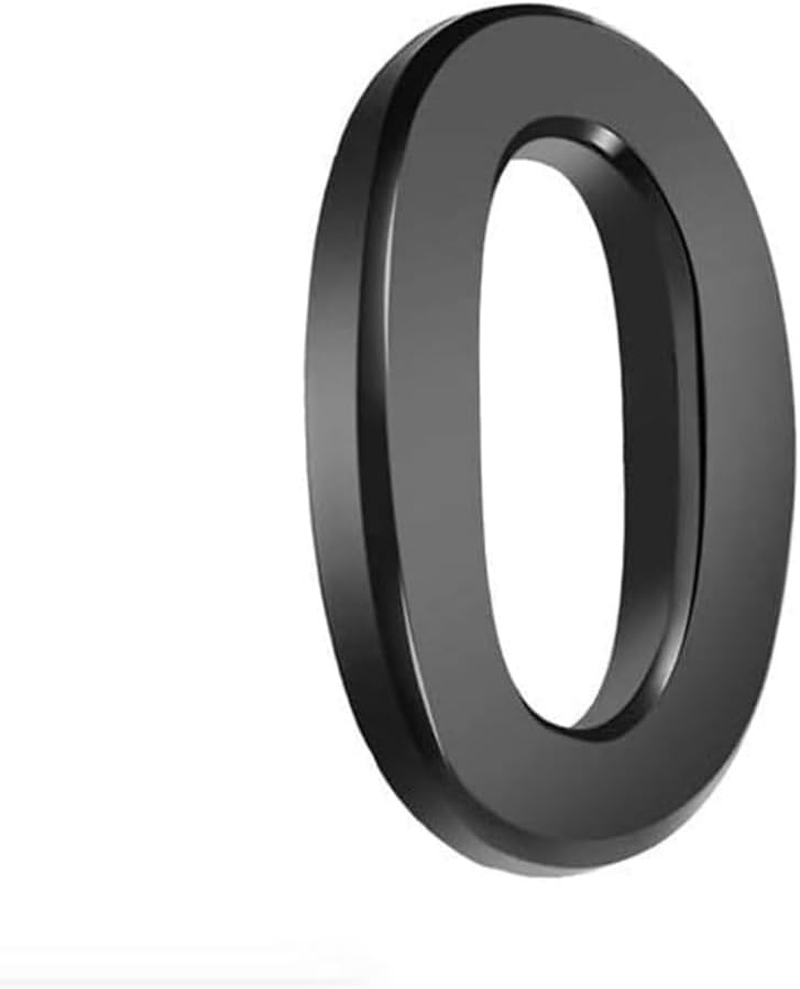 3 Inch Mailbox Numbers Adhesive 3D Number Sticker for Outdoor Indoor Apartment Office Hotel Home Door Plate Address Mail Box Number (Silver-3)