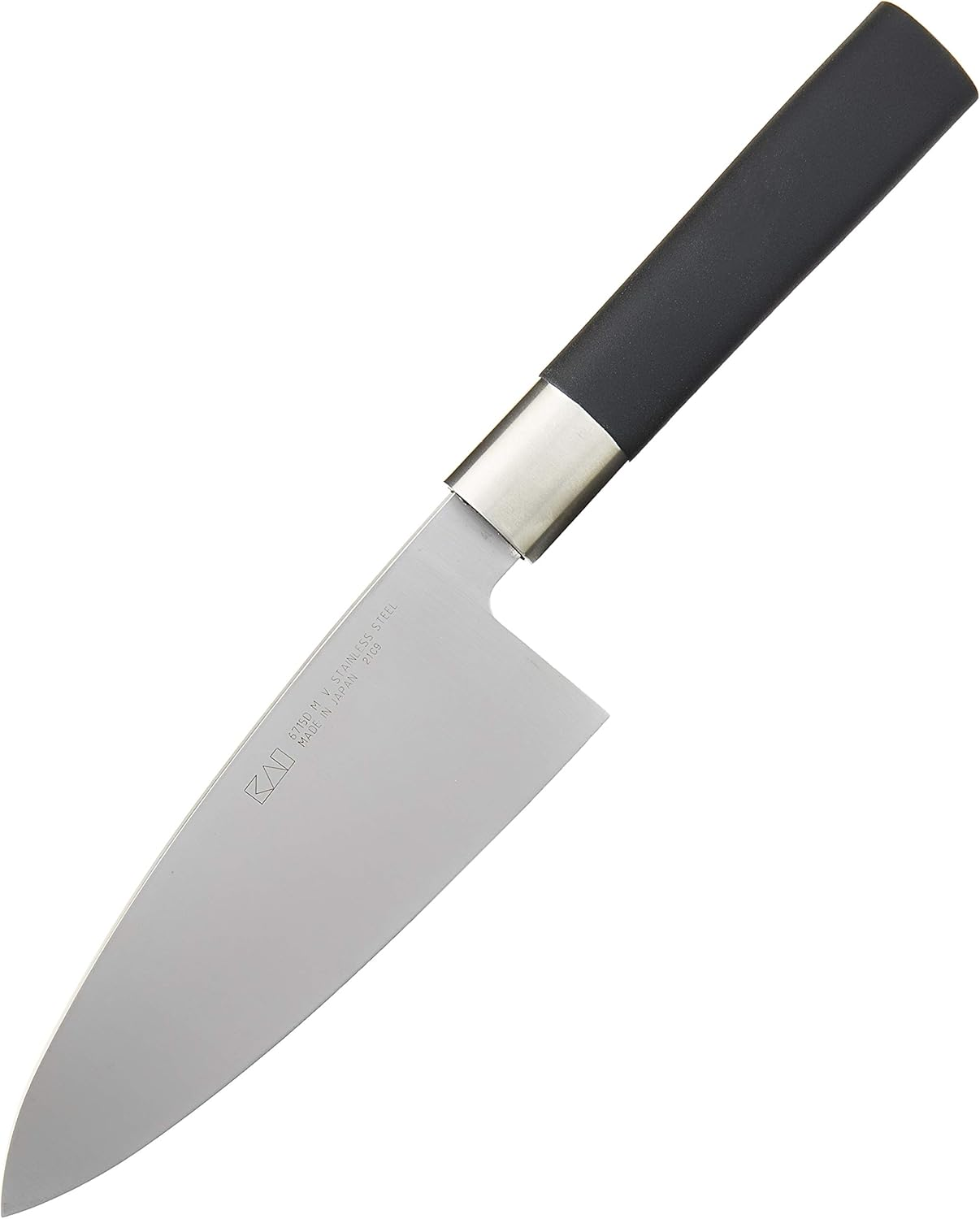 Kai PRO Wasabi Nakiri Knife 6.5", Ideal Chopping Knife for Vegetables, Great All-Purpose Chef Knife, Professional Nakiri Knife, Hand-Sharpened Japanese Kitchen Knife