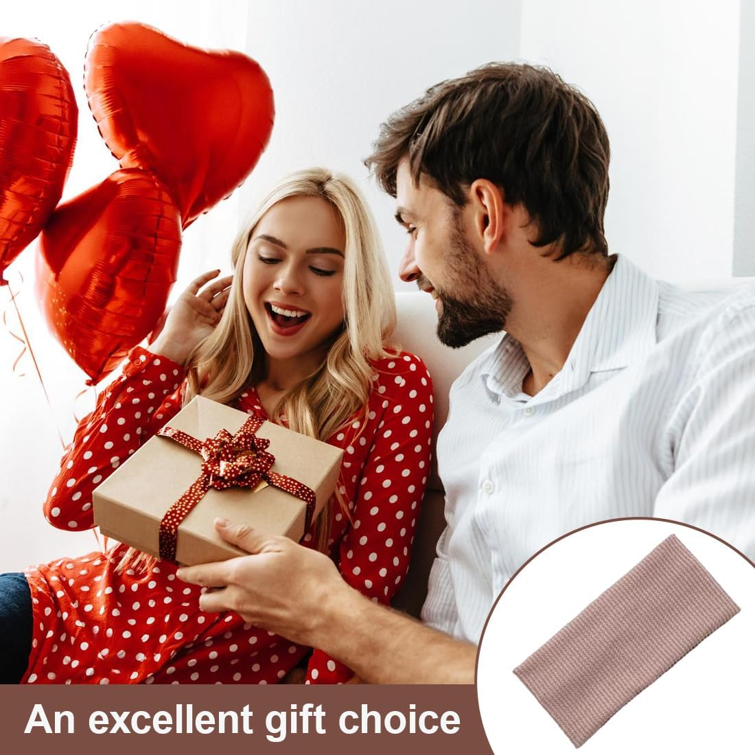 ZORVYN 3 Pieces Women'S Summer Cotton Headband Non-Slip Hair Bands Elastic Sweat Soft Hair Band Hair Accessories Women for Yoga Workout Running Sports image number 5