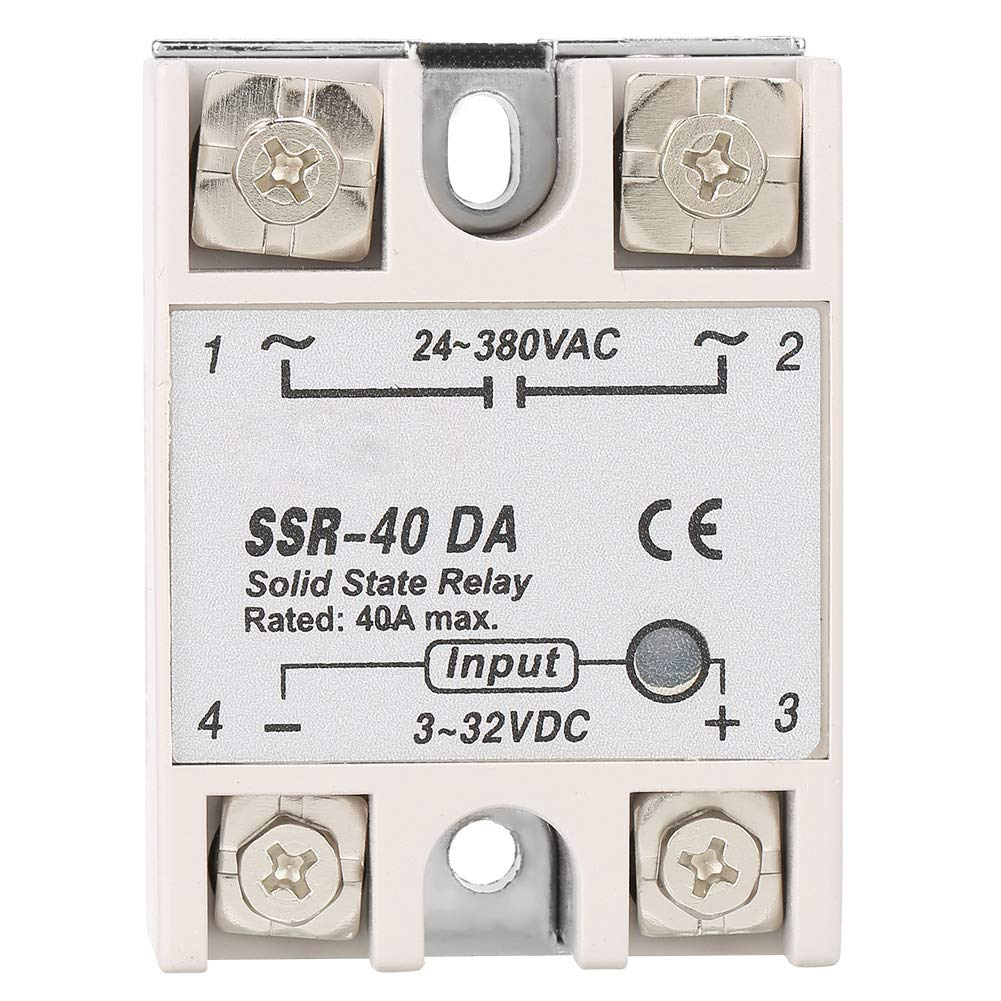 40A Solid State Relay, DC-AC No Noise No Switching Spark Solid State Relay, for Food Machinery Packaging Machinery image number 6