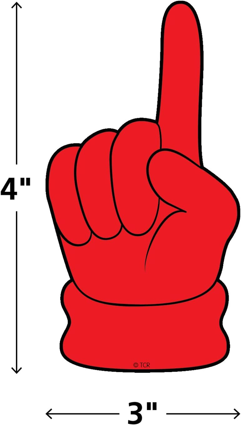 Teacher Created Resources Magnetic Accents, Pointing Hands (77202.0) - Polka Dot Numbers image number 3