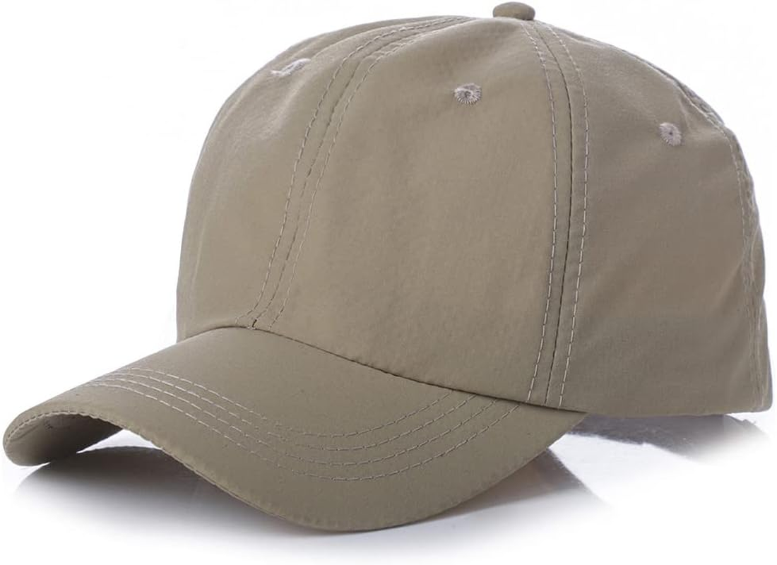 TOPTIE Mens Outdoor Quick-Dry Baseball Cap,Breathable Sport Hat with Adjustable Elastic Strap