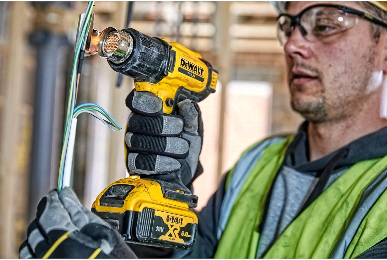 Dewalt DCE530N-XJ 18V XR Li-Ion Heat Gun Bare Unit image number 2